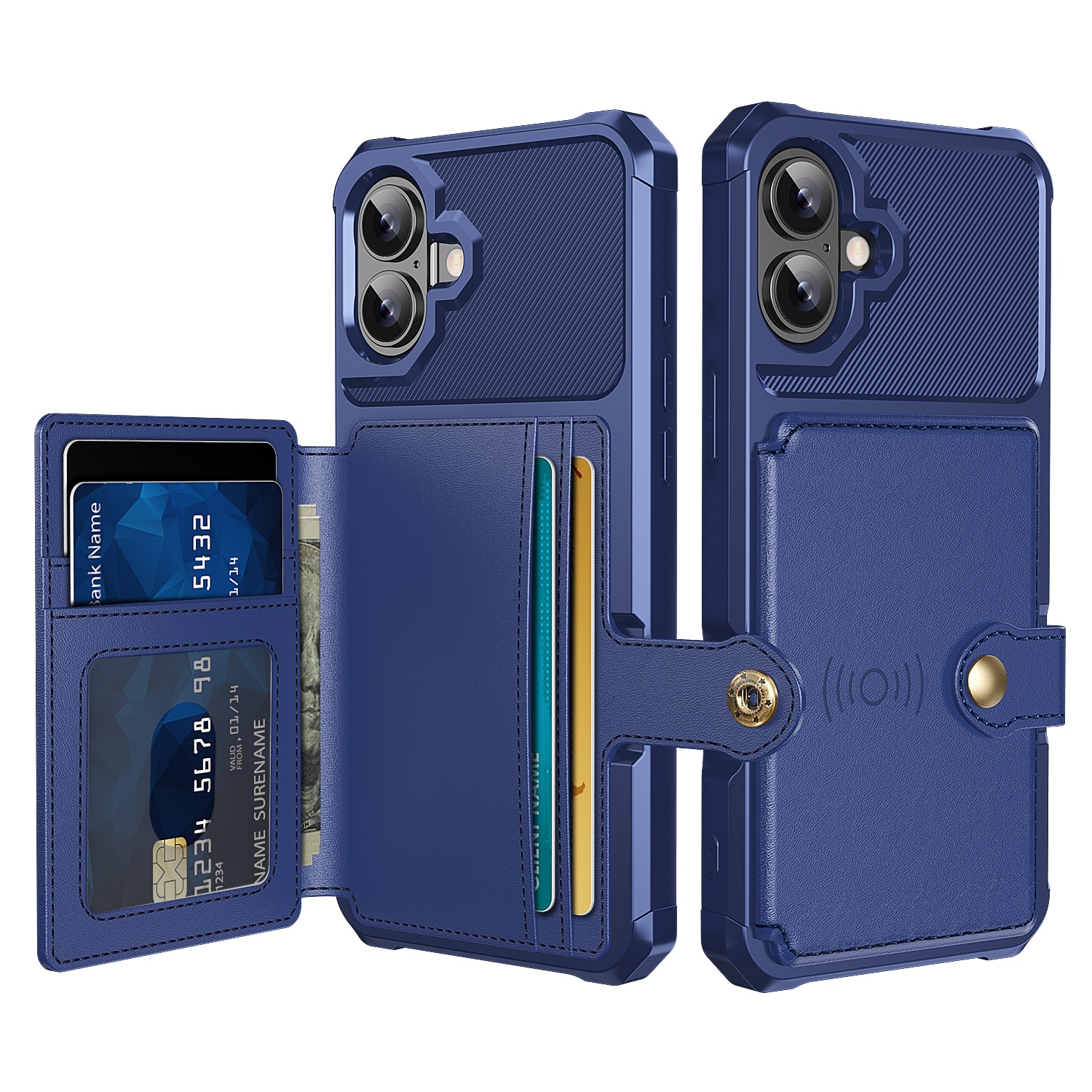 Tough Multi-slot Cover iPhone 17 Blå