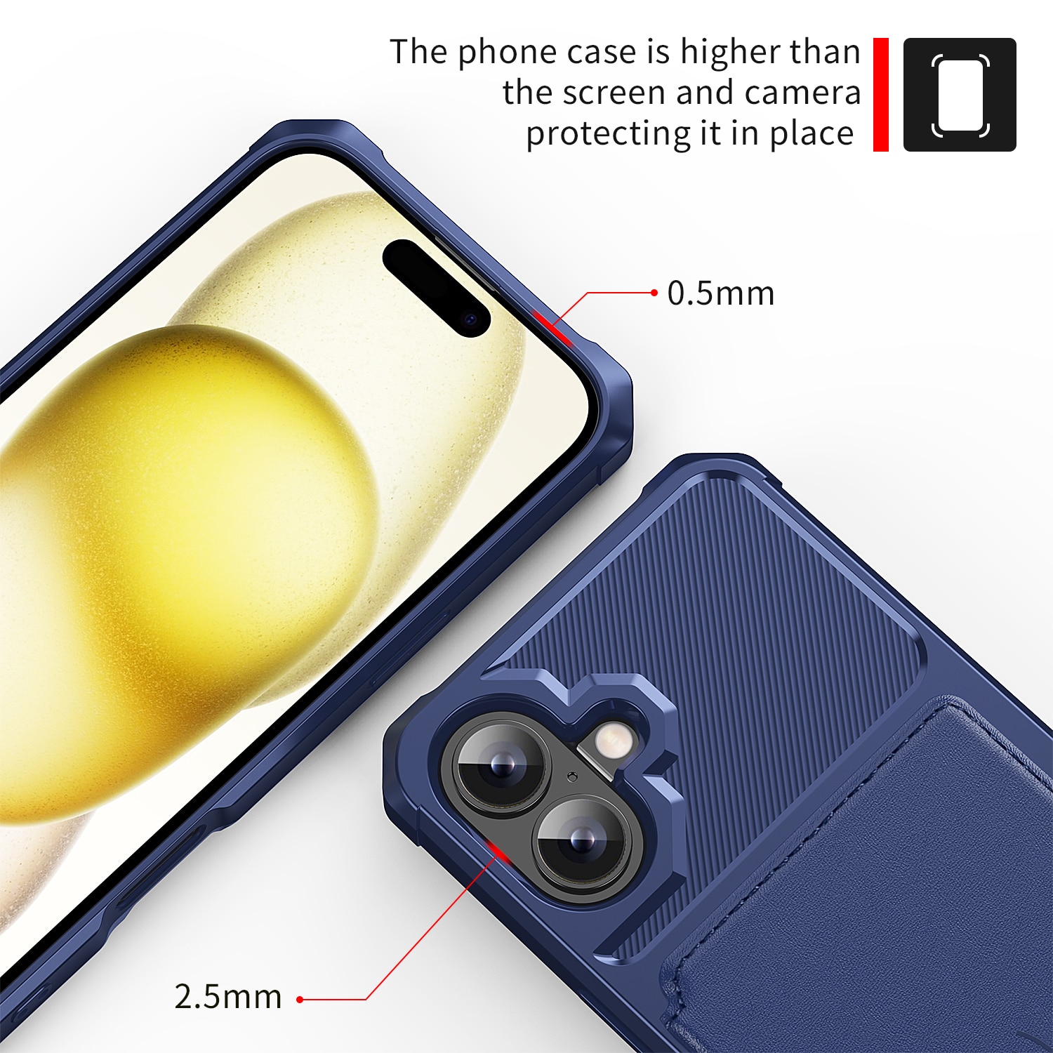 Tough Multi-slot Cover iPhone 17 Blå