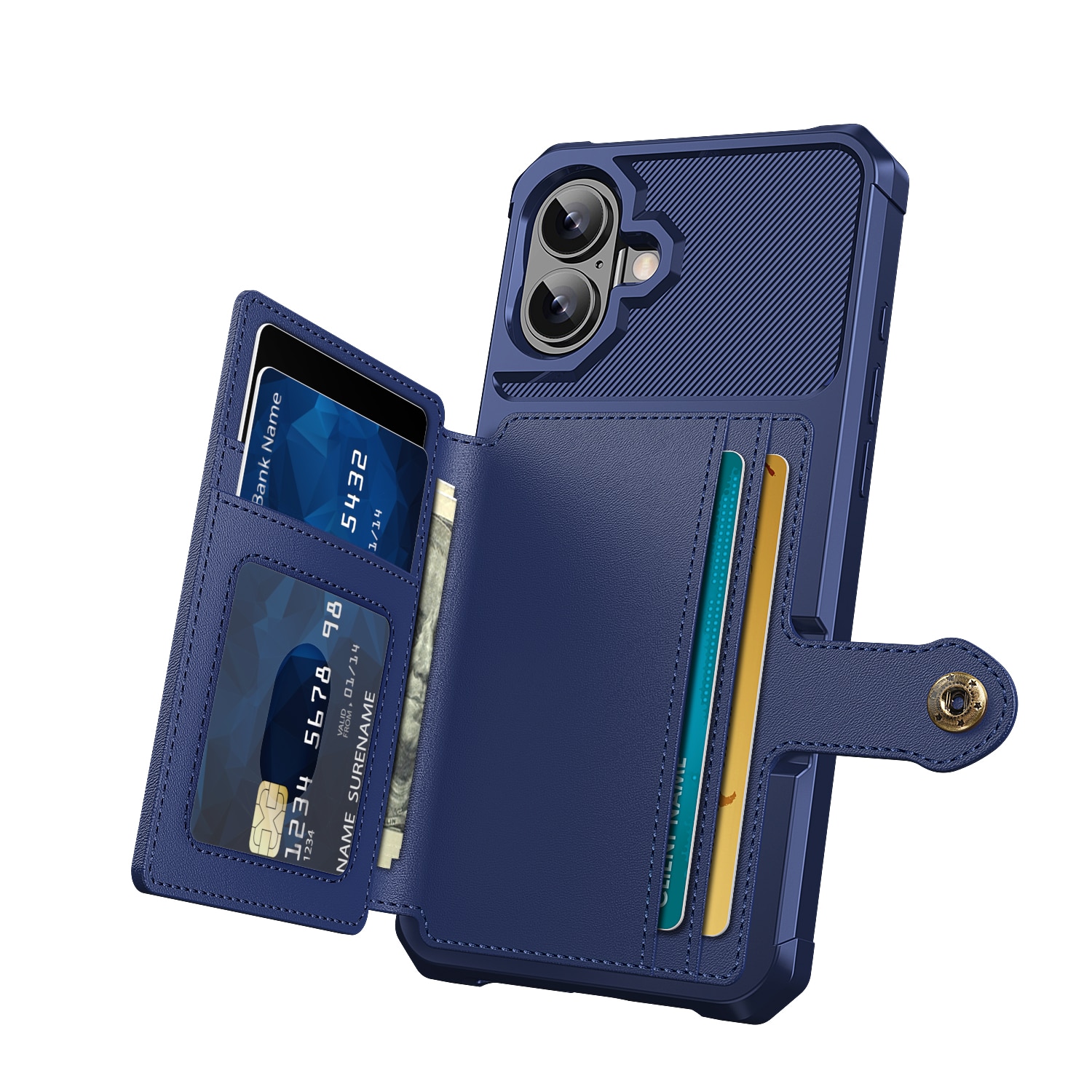 Tough Multi-slot Cover iPhone 17 Blå