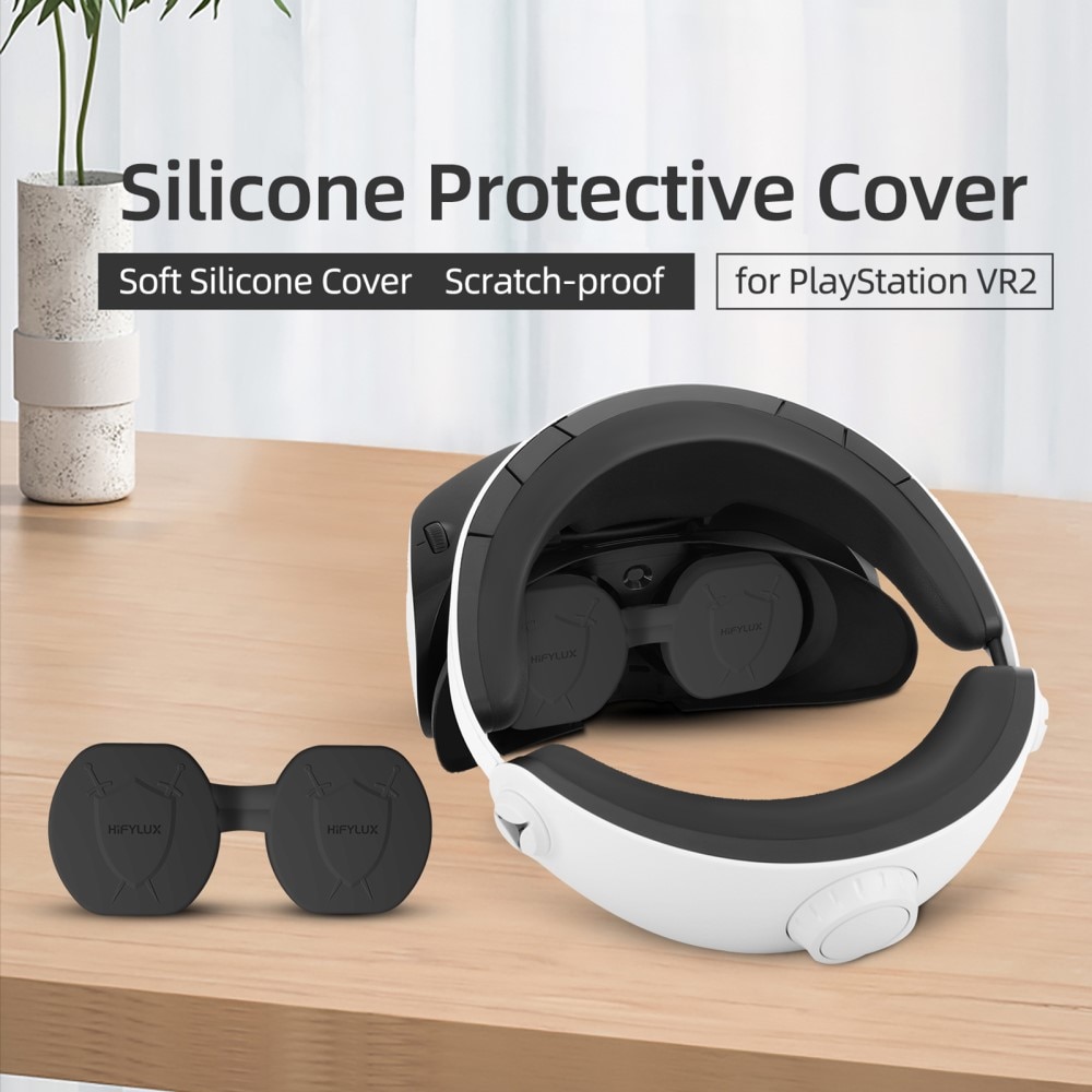 Silikone Linsebeskytter Sony PlayStation VR2 sort