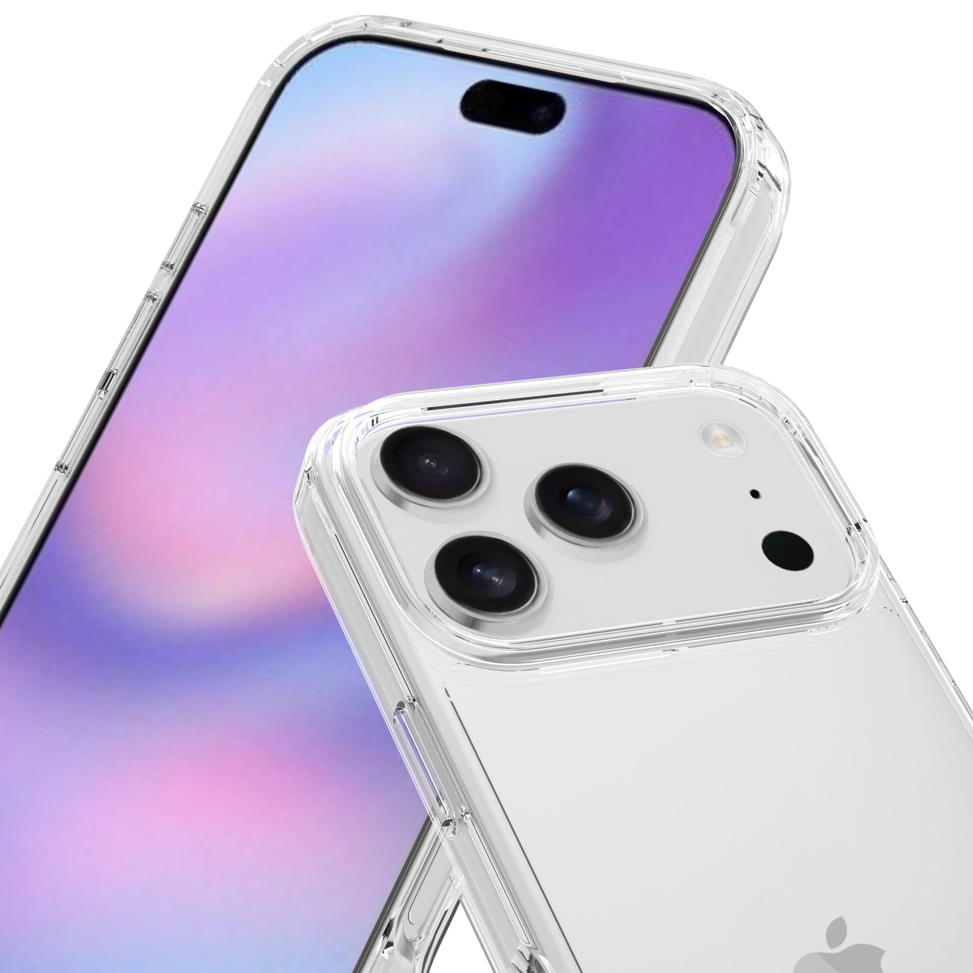 Hybridcover iPhone 17 Pro Max Gennemsigtig