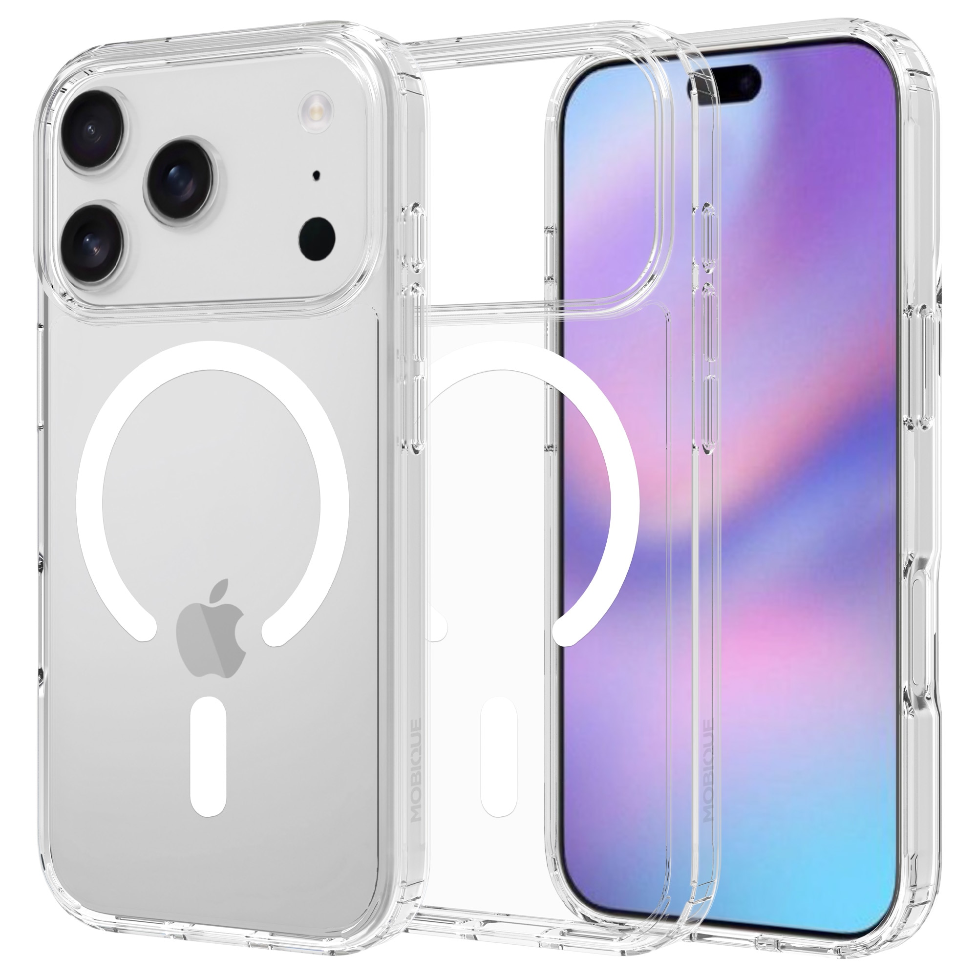 Hybridcover MagSafe iPhone 17 Air Gennemsigtig