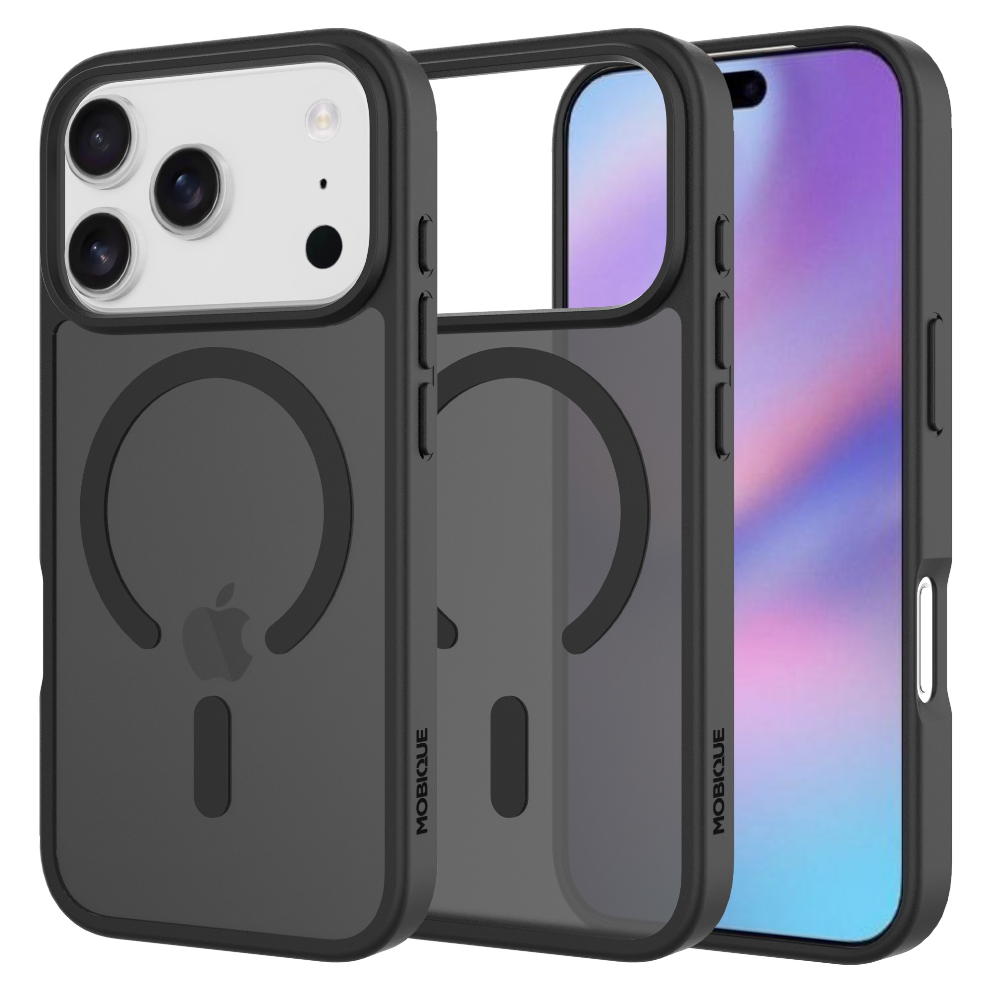 Magnetic Hybrid Cover iPhone 17 Pro Max Frosted Black