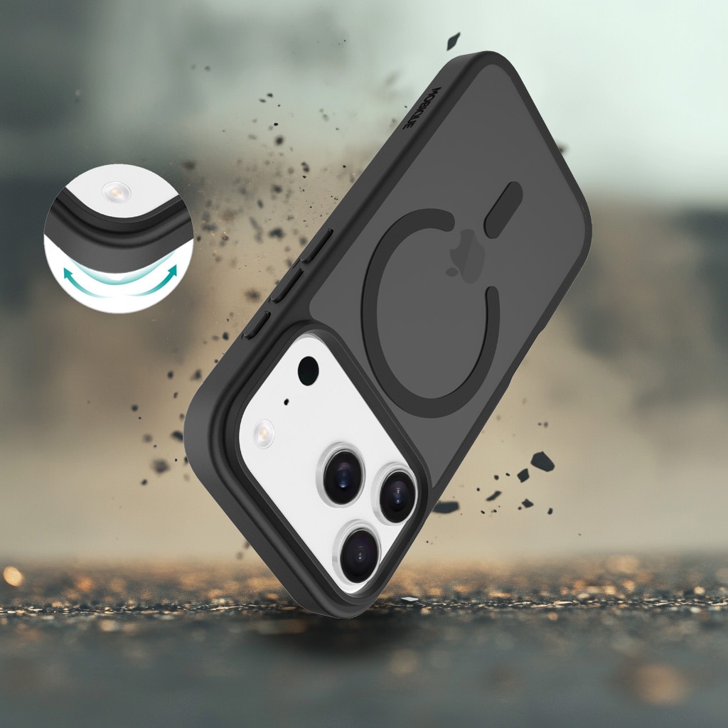 Magnetic Hybrid Cover iPhone 17 Pro Max Frosted Black