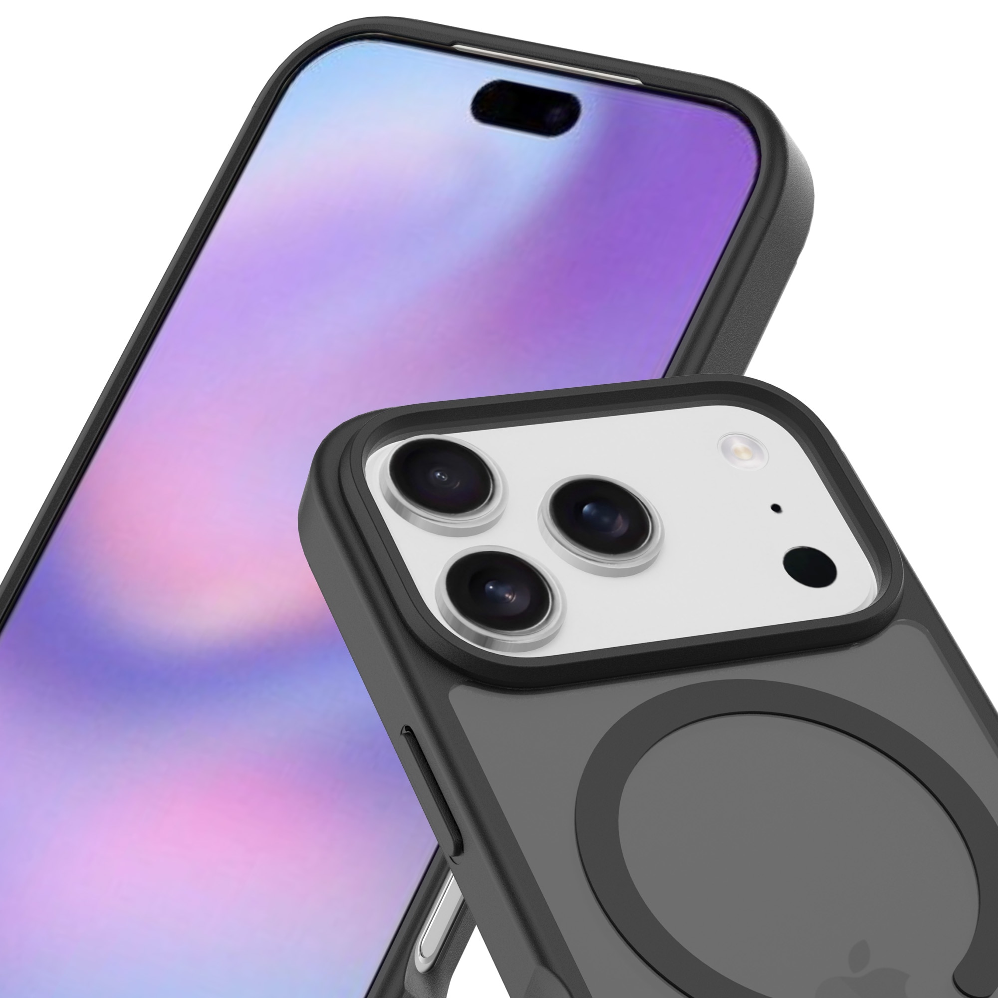 Magnetic Hybrid Cover iPhone 17 Pro Max Frosted Black