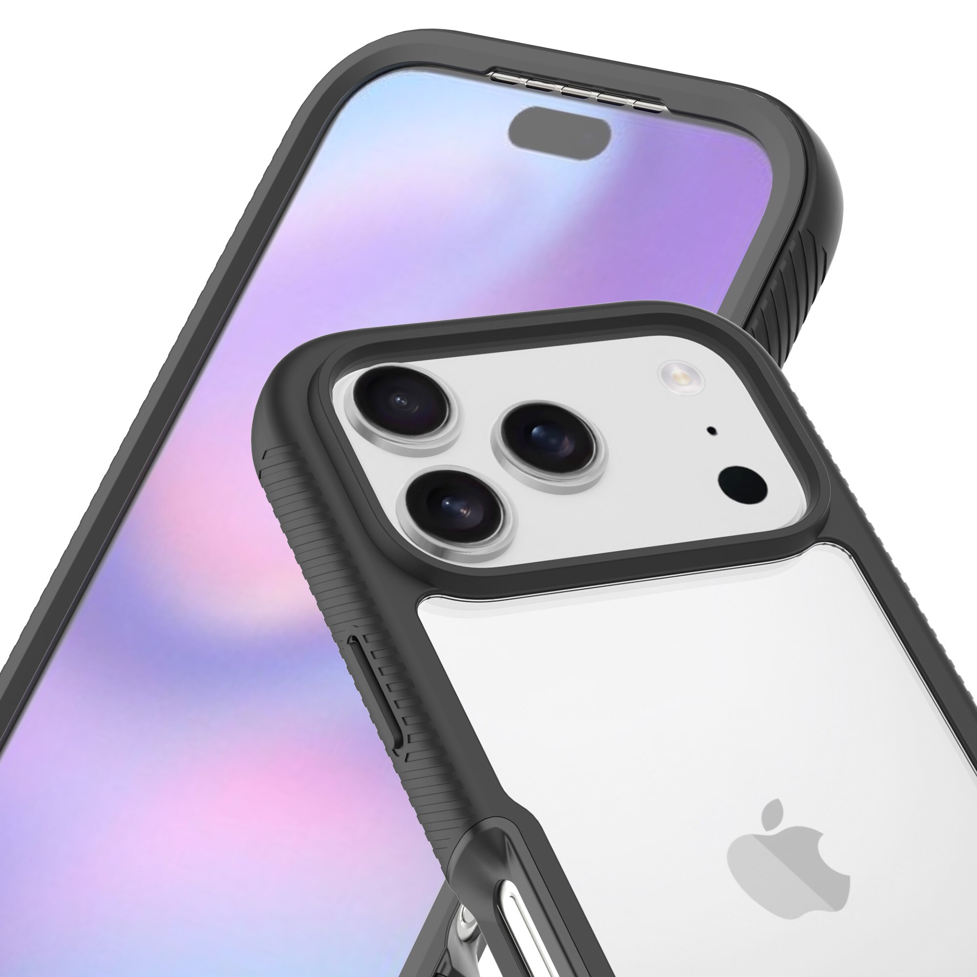 Full Protection Case iPhone 17 Pro Max Sort/gennemsigtig