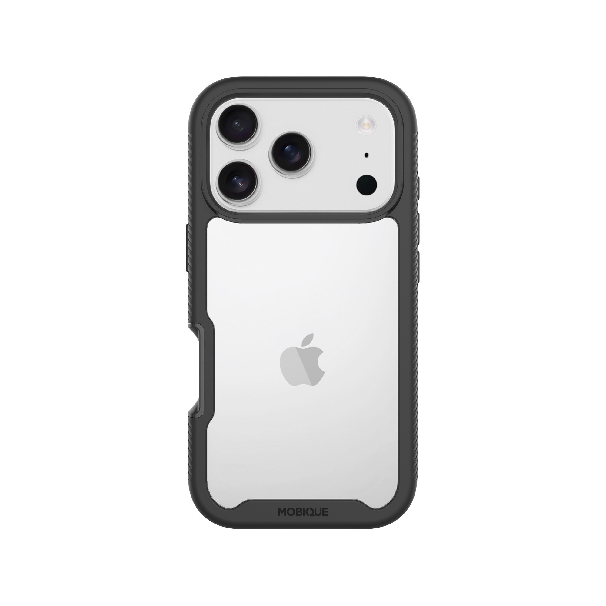 Full Protection Case iPhone 17 Pro Max Sort/gennemsigtig