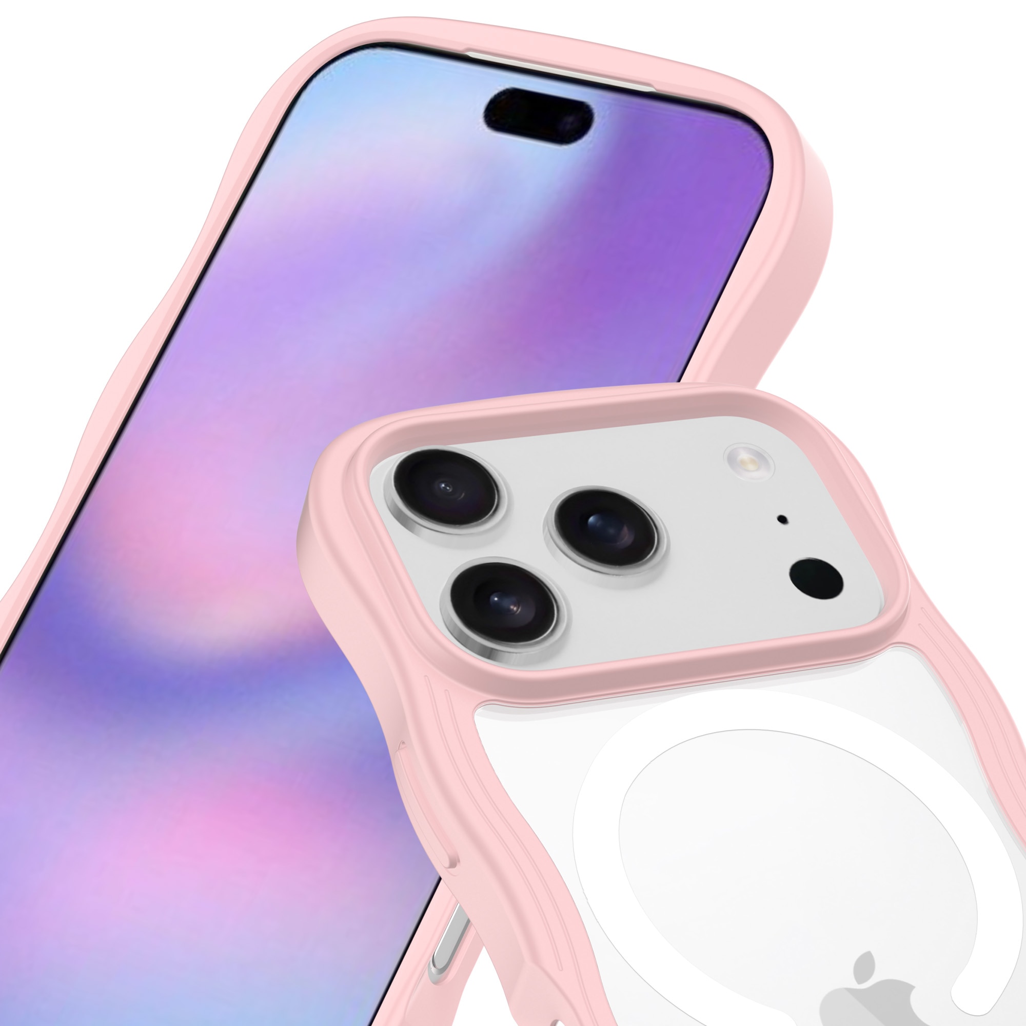 The Wave Mag Case iPhone 17 Pro Max Lyserød
