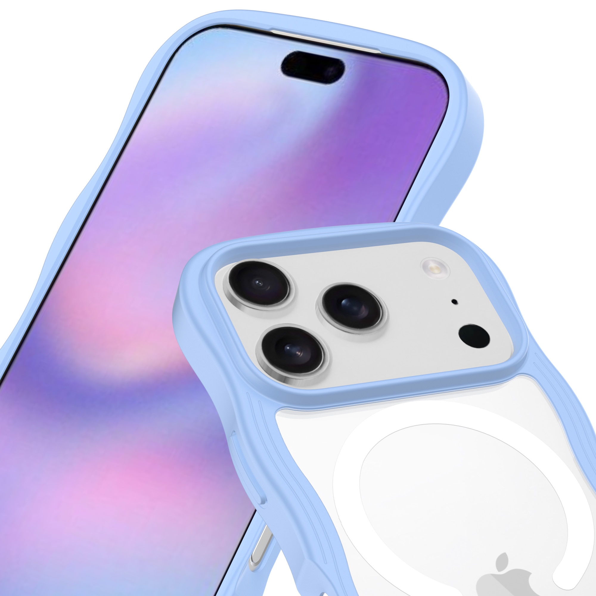 The Wave Mag Case iPhone 17 Pro Lyserød