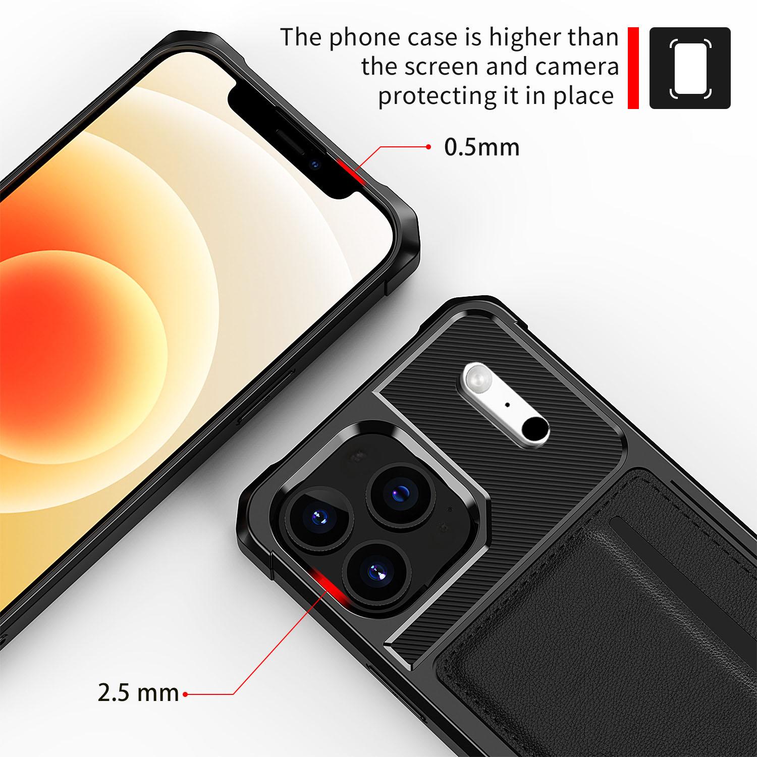 Tough Card Case iPhone 17 Pro Max sort