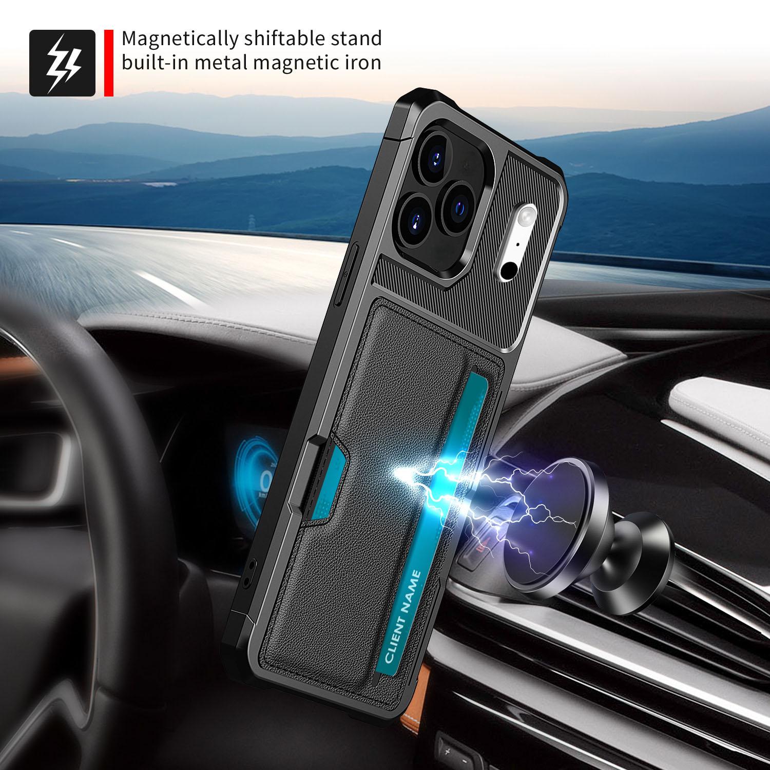 Tough Card Case iPhone 17 Pro Max sort
