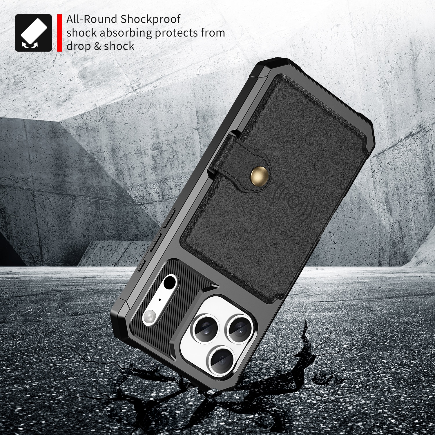 Tough Multi-slot Cover iPhone 17 Pro Max Sort