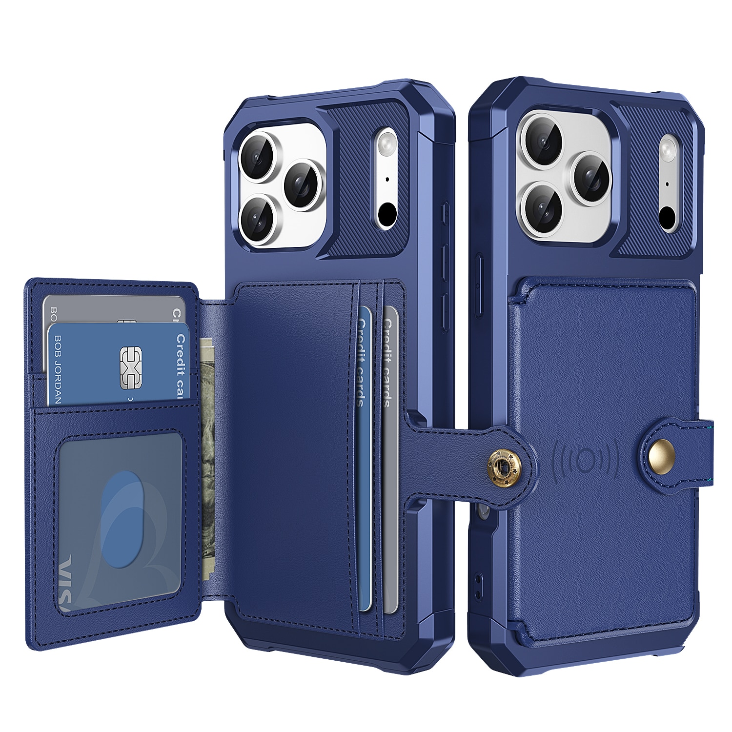 Tough Multi-slot Cover iPhone 17 Pro Max Blå