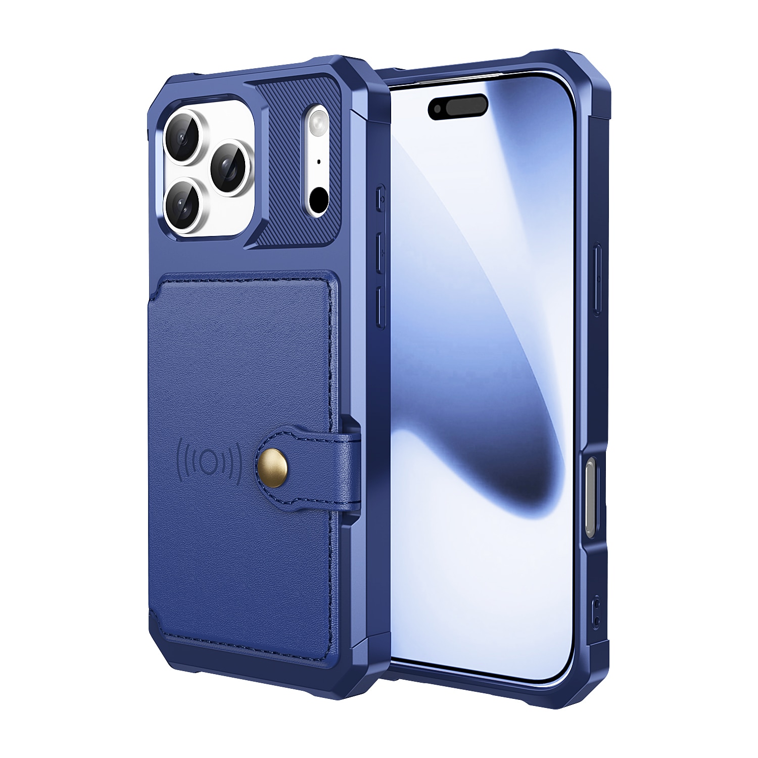 Tough Multi-slot Cover iPhone 17 Pro Max Blå