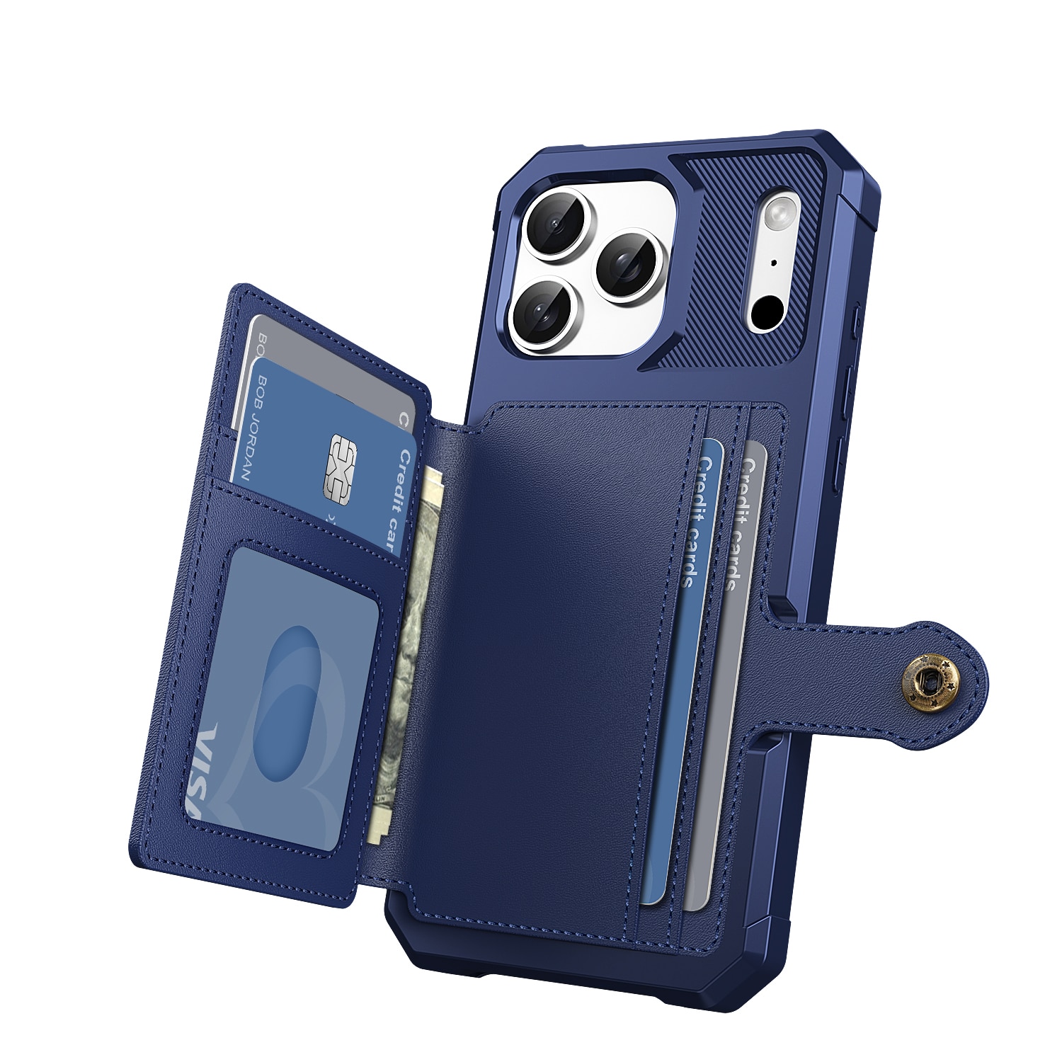 Tough Multi-slot Cover iPhone 17 Pro Max Blå