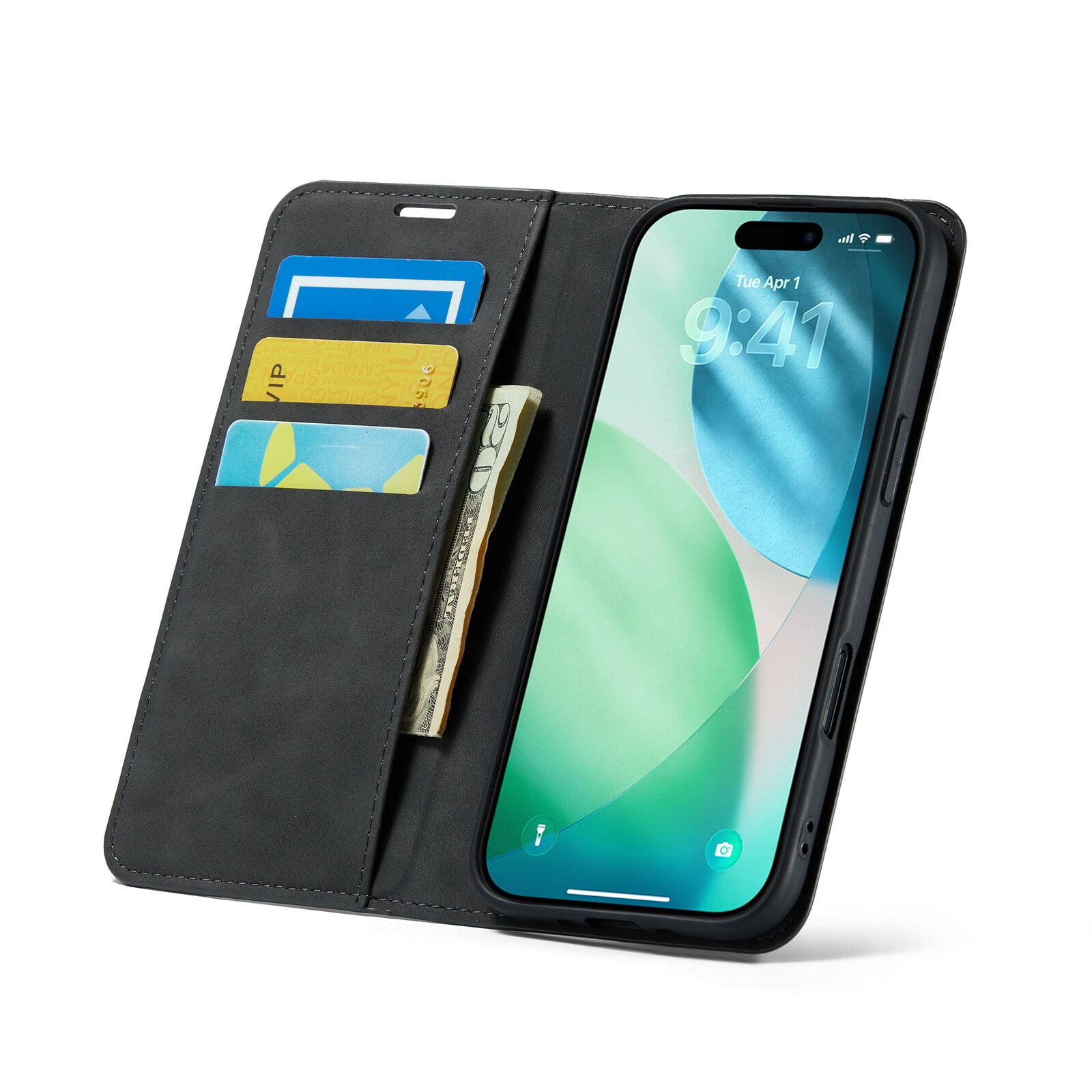 iPhone Air Slim Mobiltaske Sort