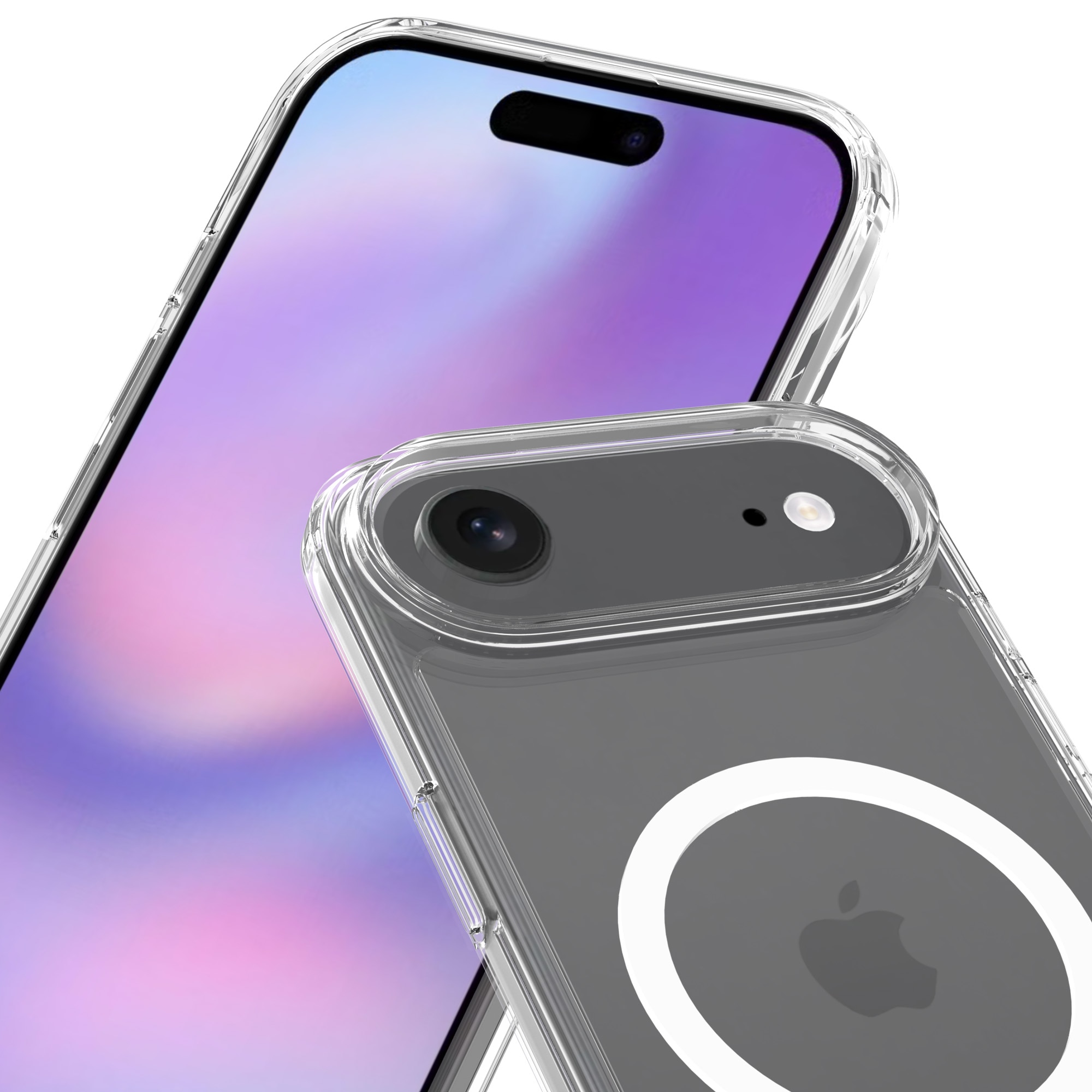 Hybridcover MagSafe iPhone Air Gennemsigtig