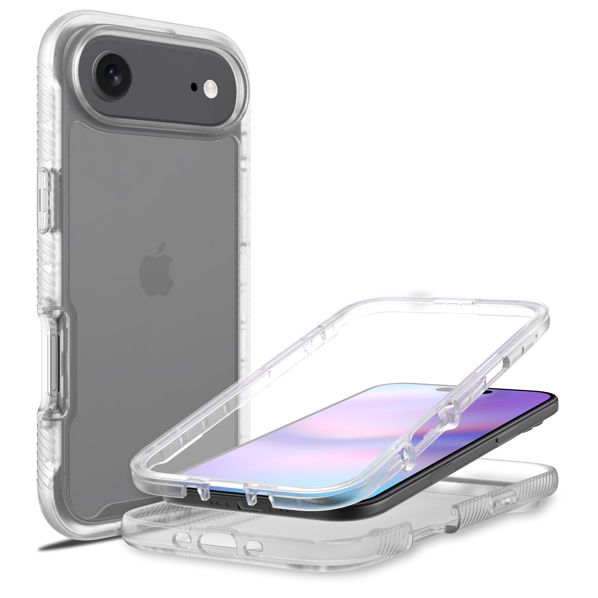 Full Protection Case iPhone 17 Air Gennemsigtig