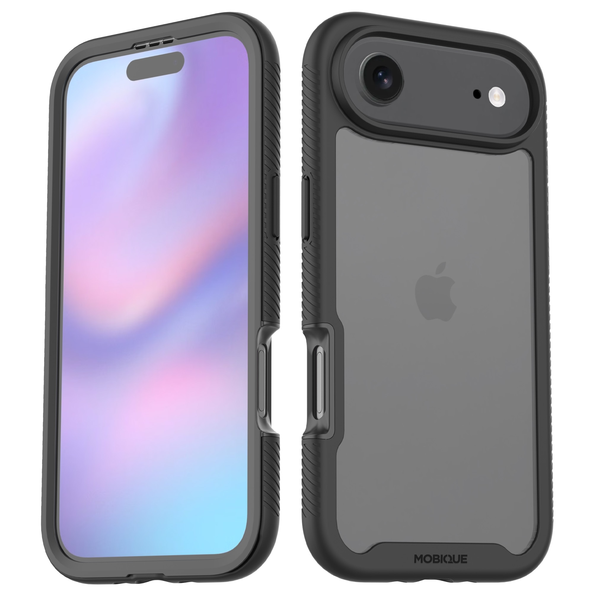 Full Protection Case iPhone 17 Air Sort/gennemsigtig