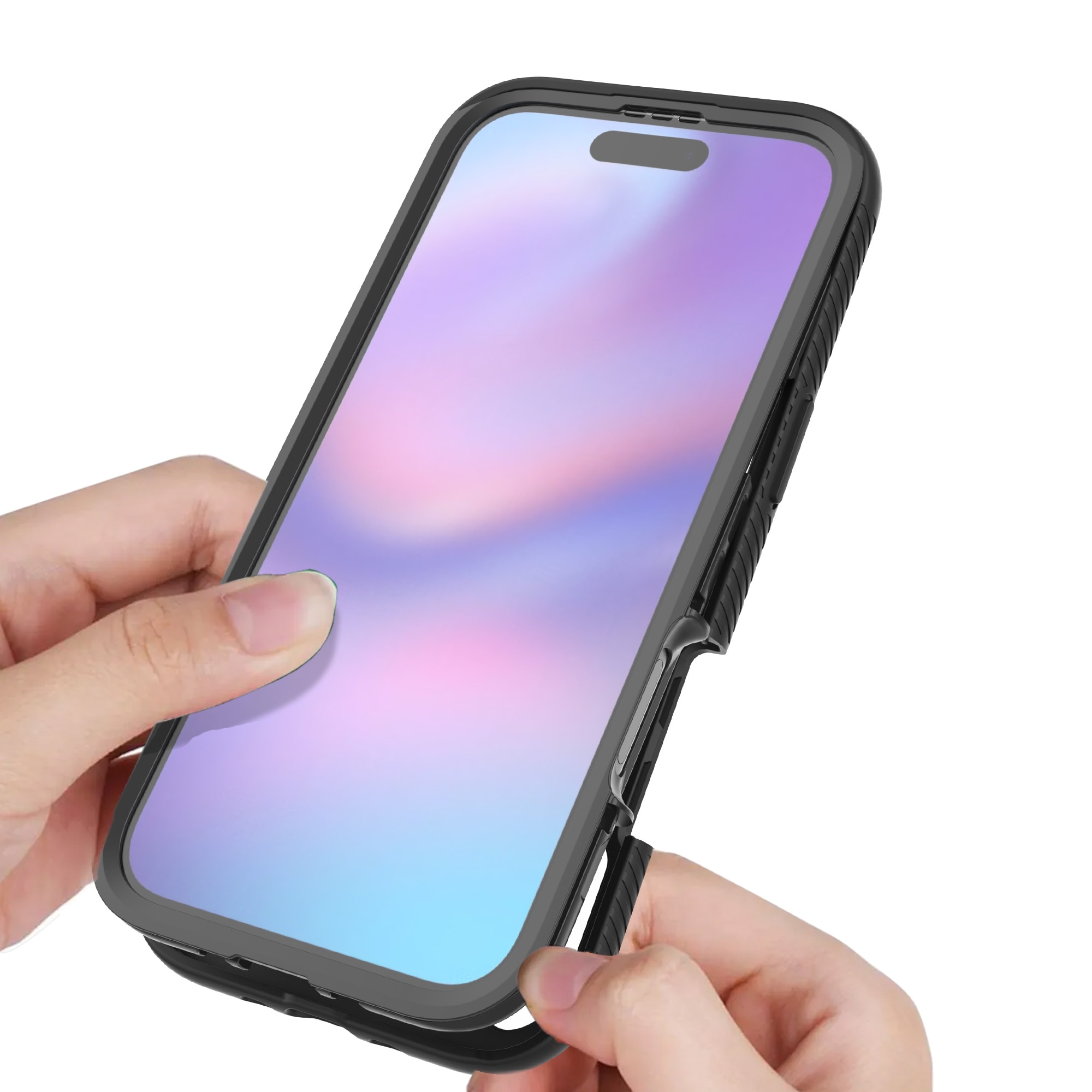 Full Protection Case iPhone 17 Air Sort/gennemsigtig