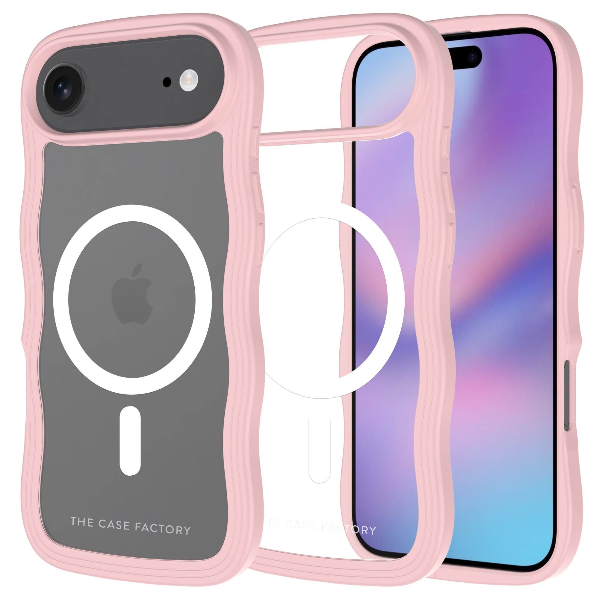 The Wave Mag Case iPhone Air Lyserød