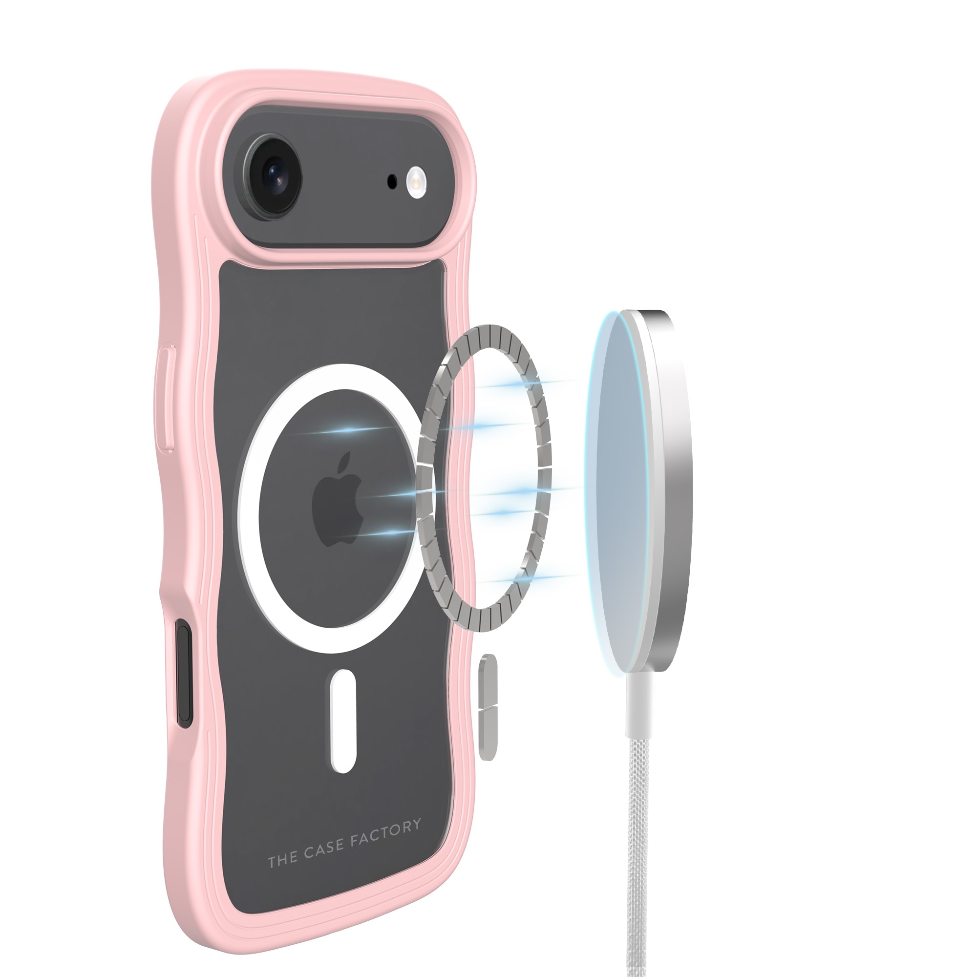 The Wave Mag Case iPhone Air Lyserød