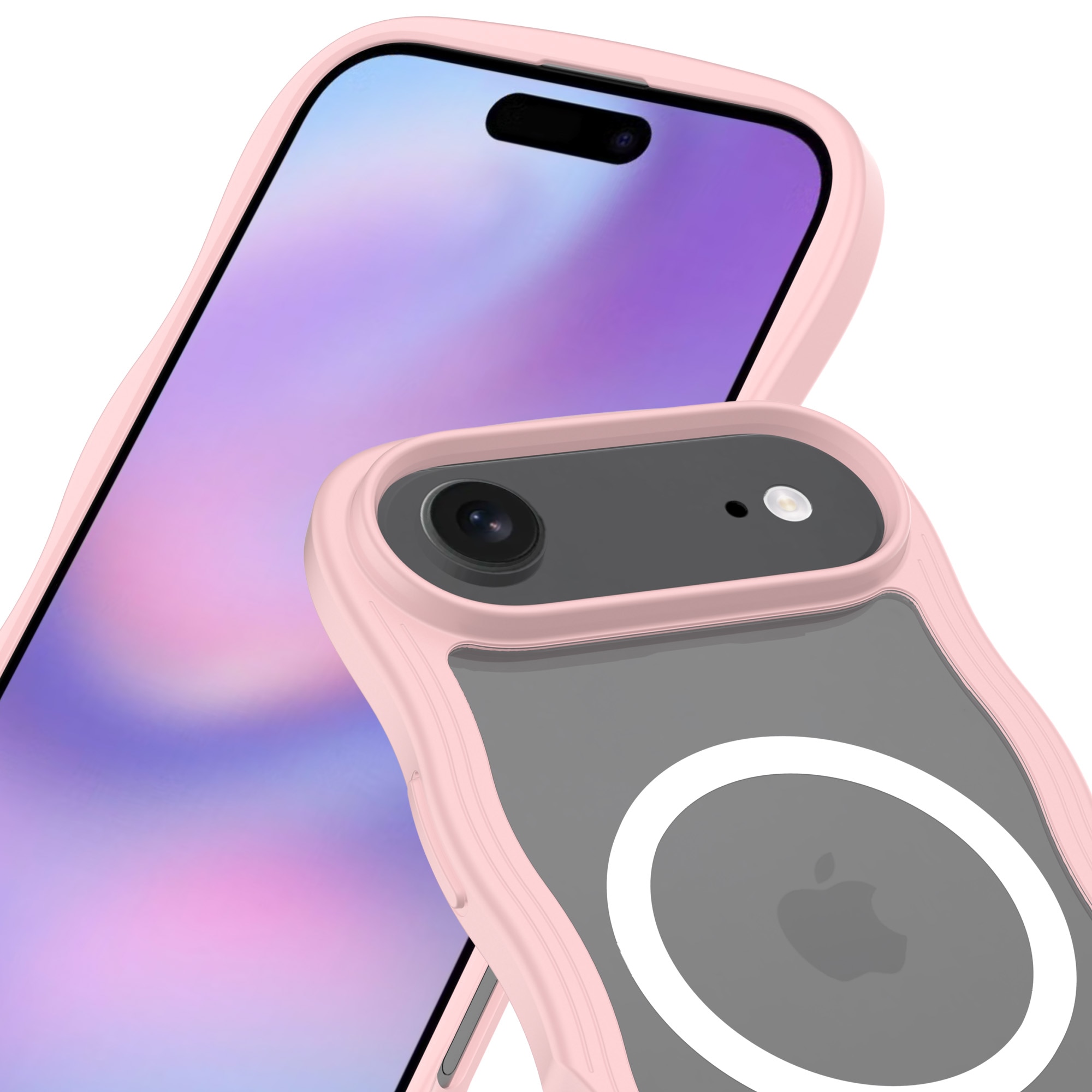 The Wave Mag Case iPhone Air Lyserød
