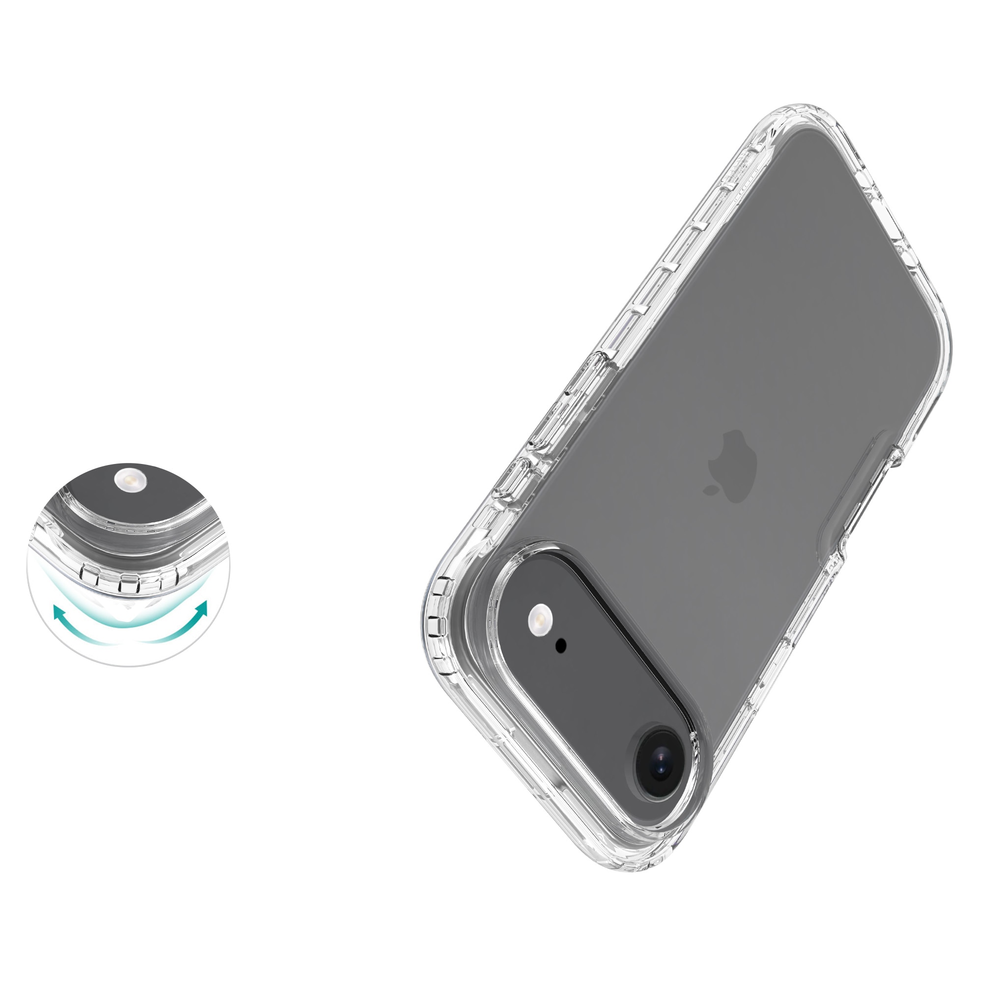 Full Cover Case iPhone 17 Air Gennemsigtig