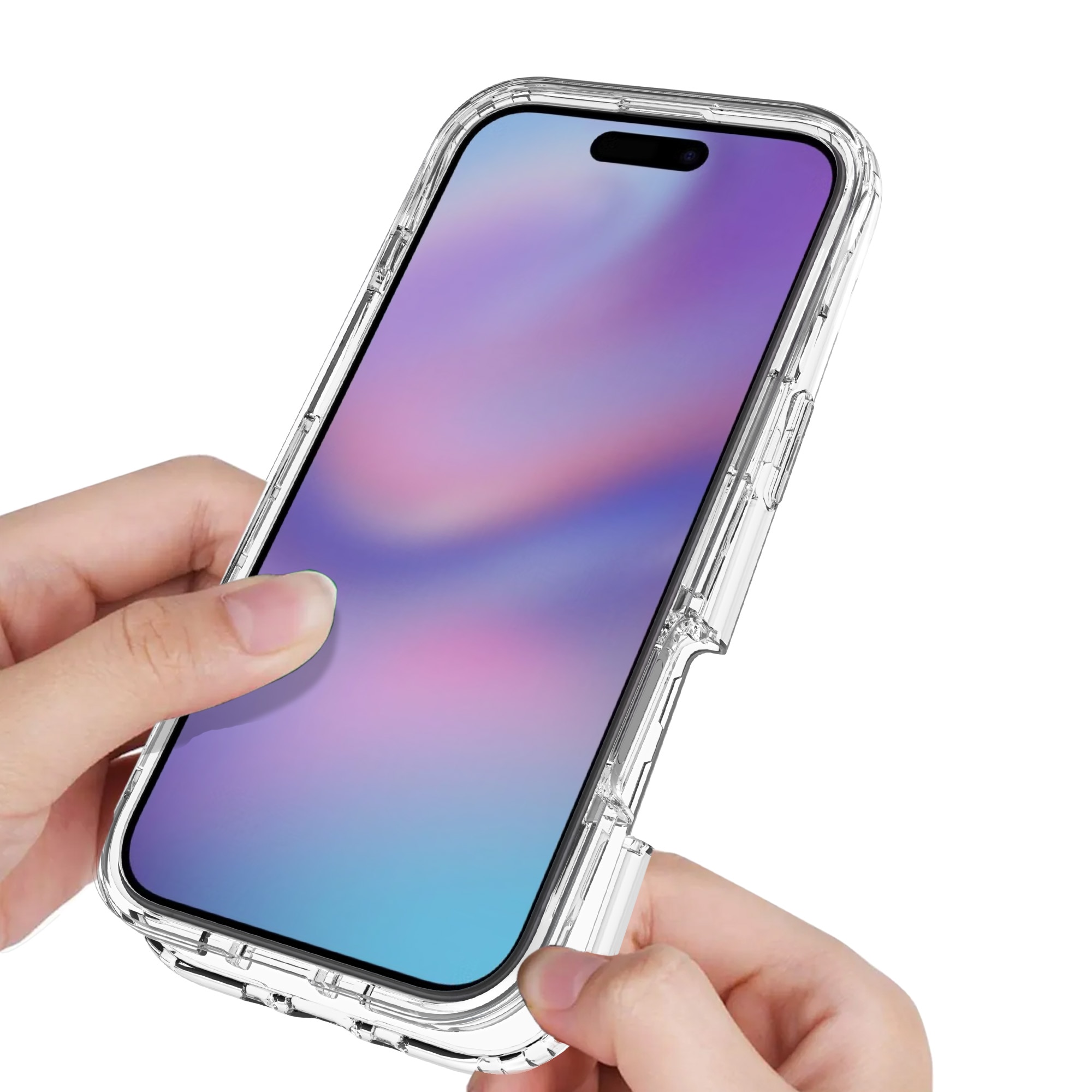 Full Cover Case iPhone 17 Air Gennemsigtig
