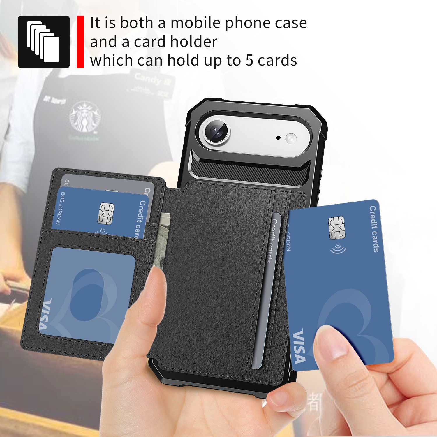Tough Multi-slot Cover iPhone Air Sort