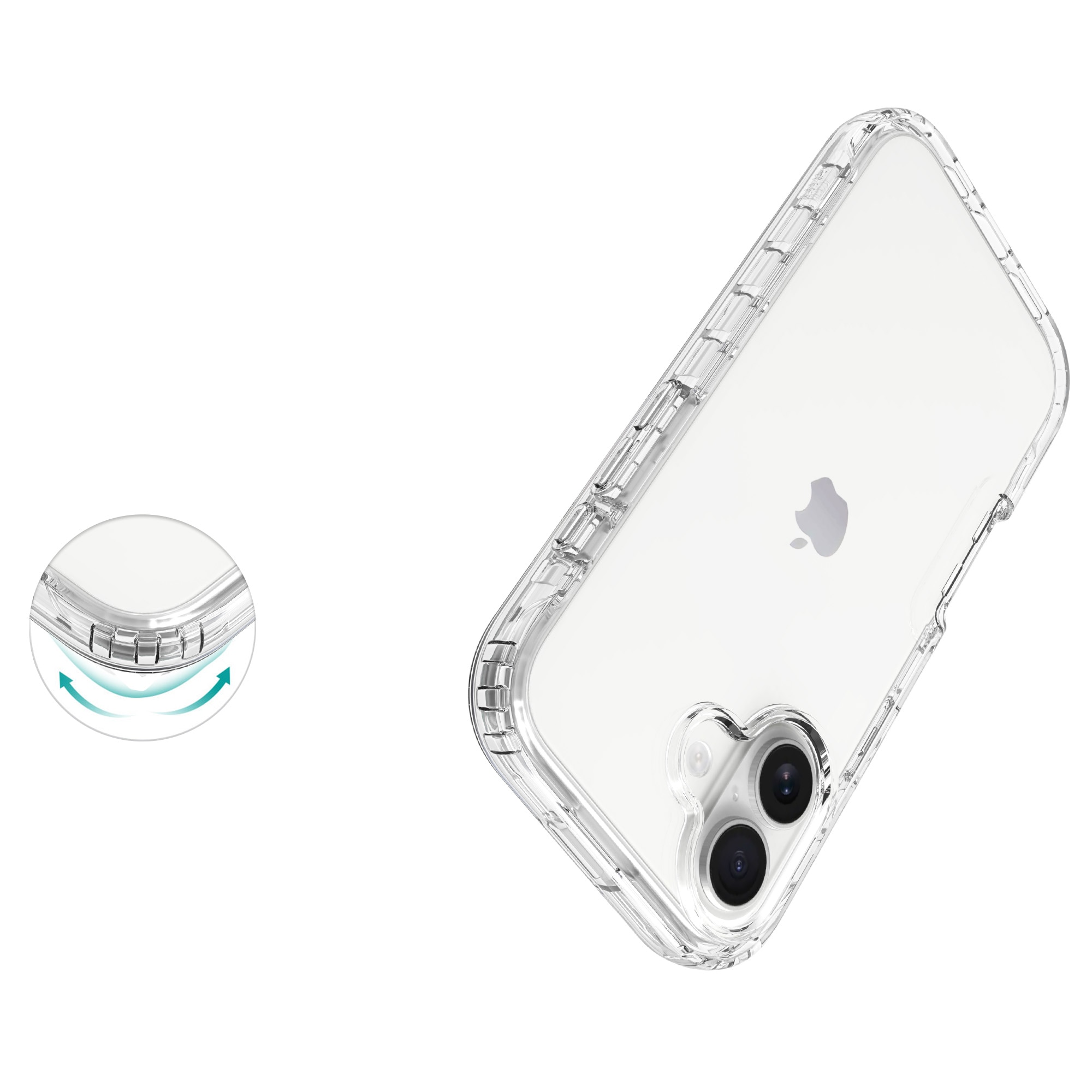 Full Cover Case iPhone 17 Gennemsigtig
