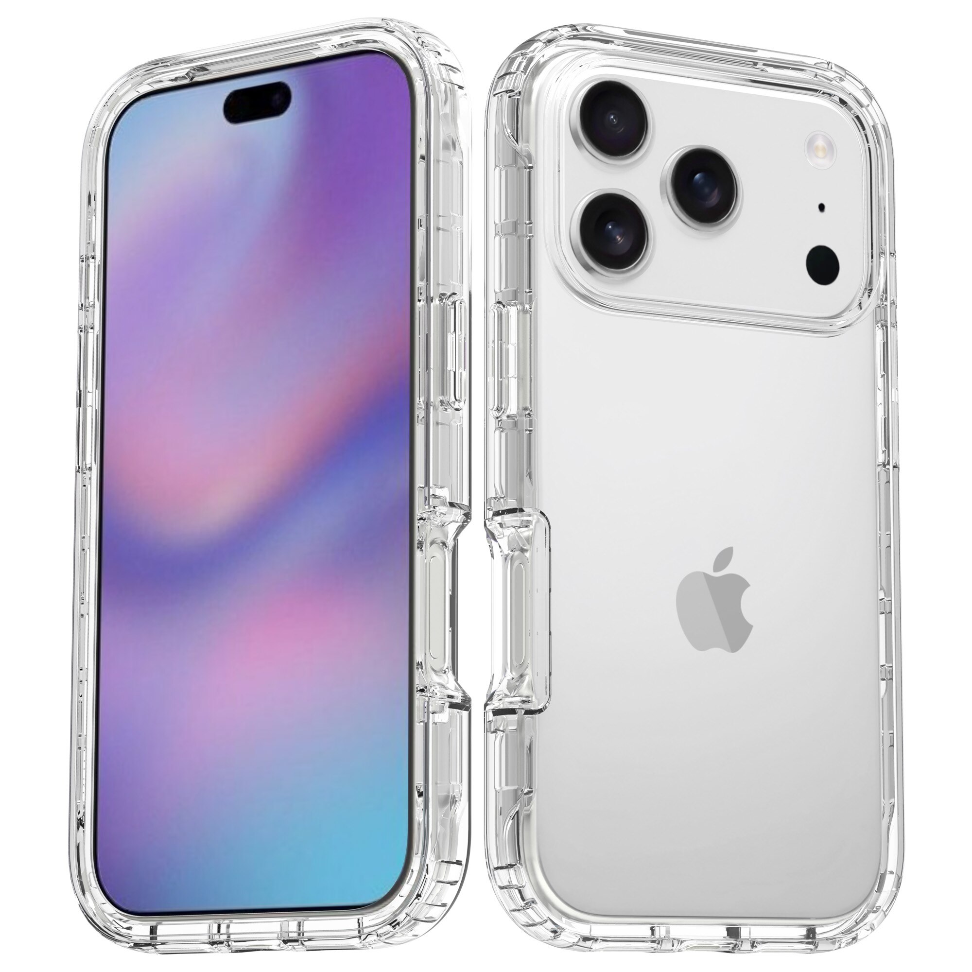 Full Cover Case iPhone 17 Pro Max Gennemsigtig