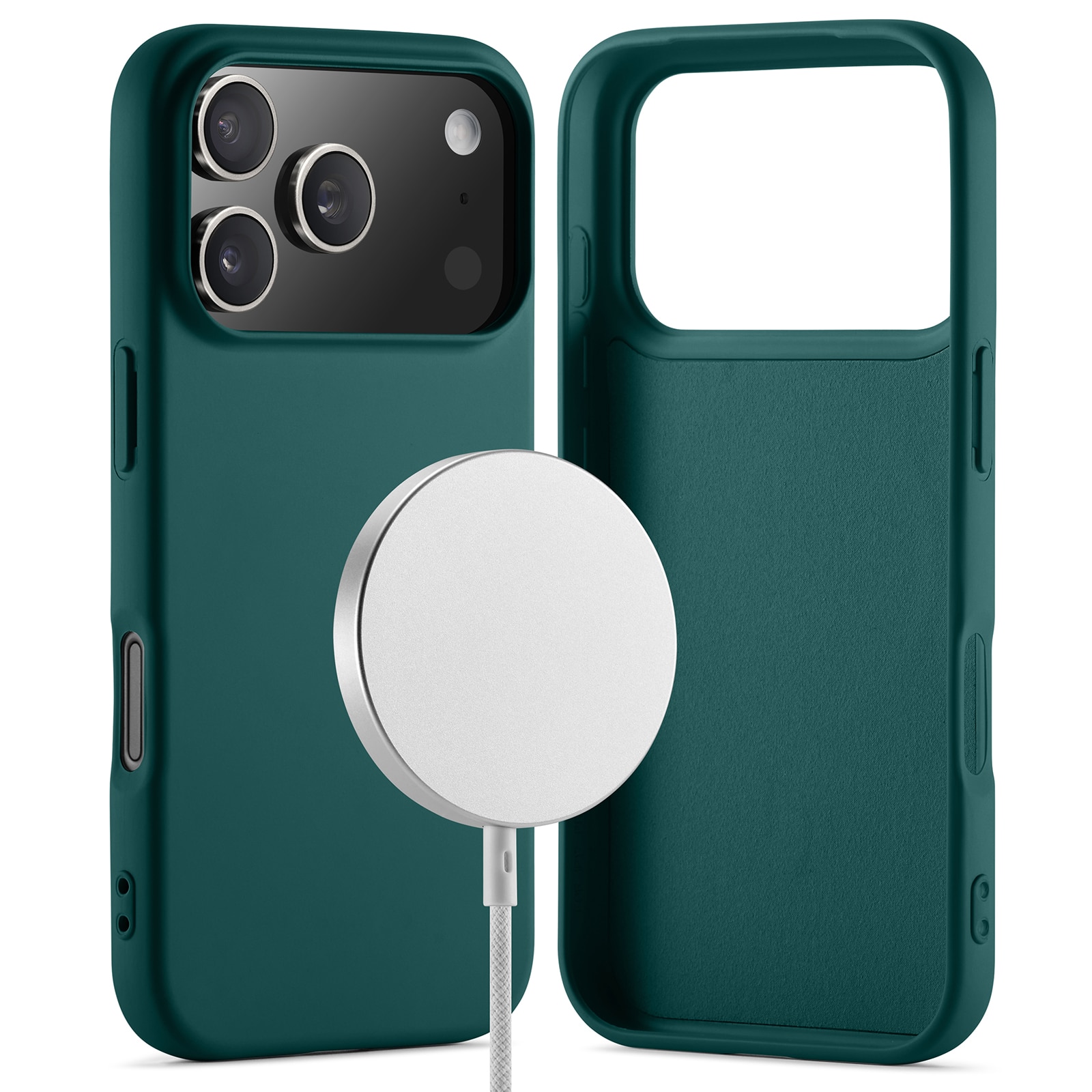 TPU Cover MagSafe iPhone 17 Pro Max Mørkegrøn