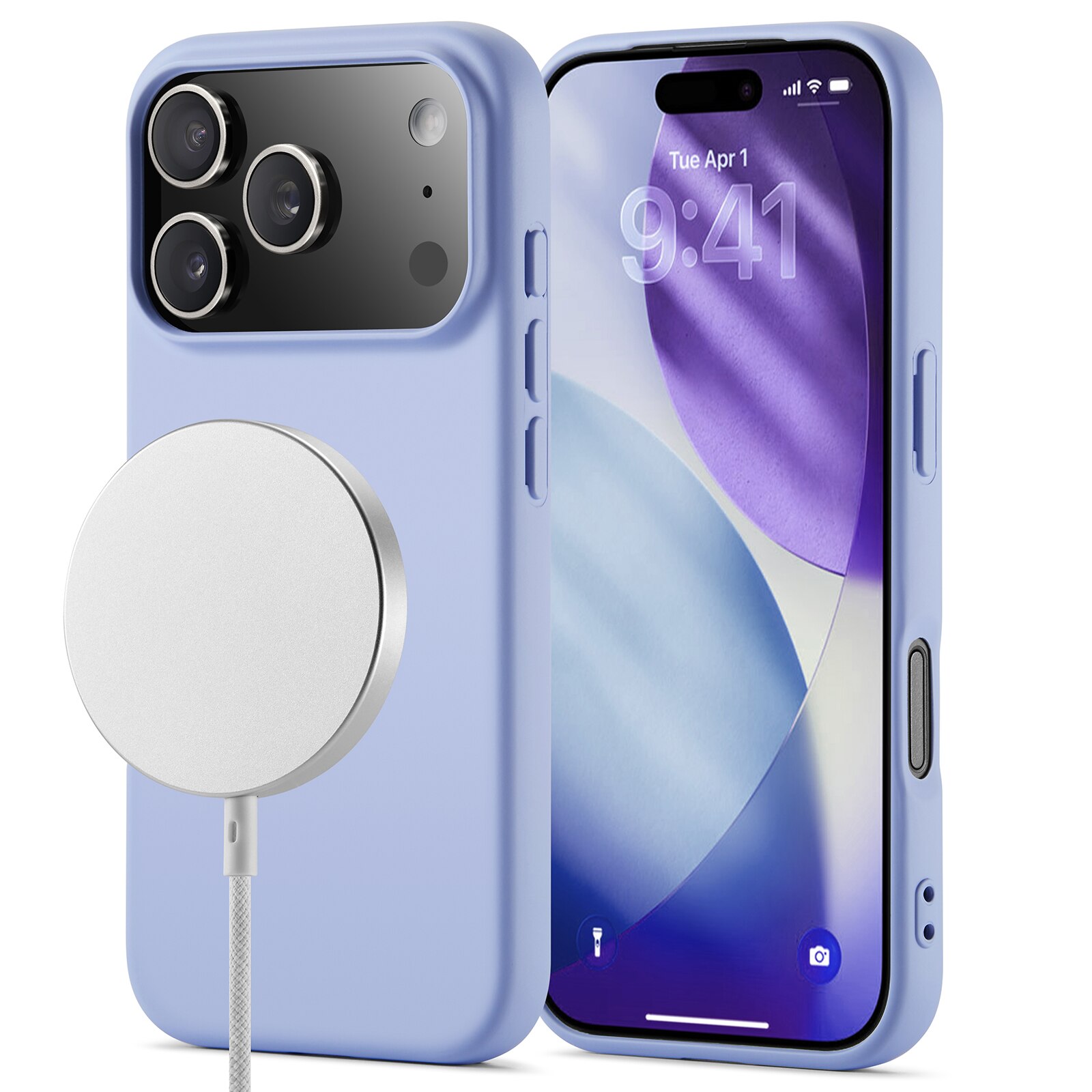 TPU Cover MagSafe iPhone 17 Pro Lilla