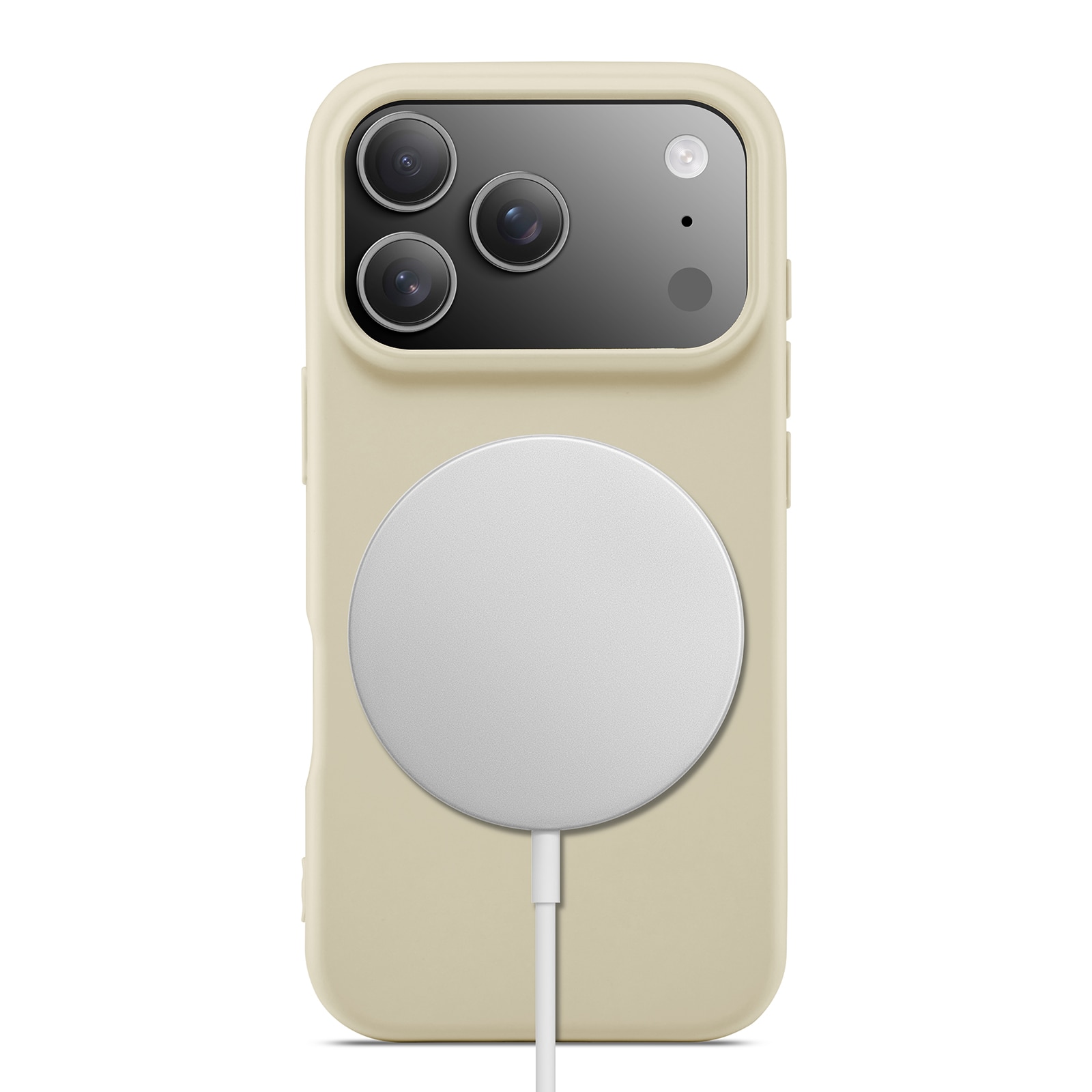 TPU Cover MagSafe iPhone 17 Pro Beige