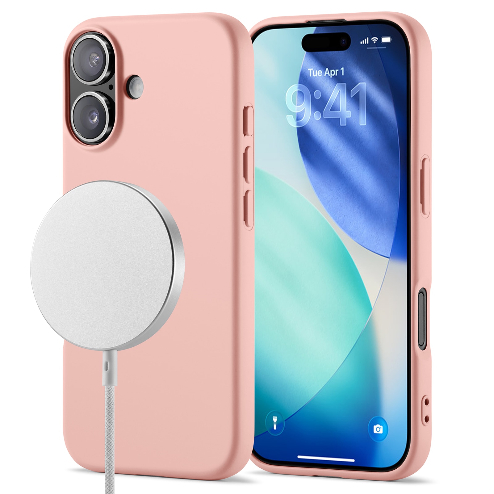 TPU Cover MagSafe iPhone 17 Lyserød
