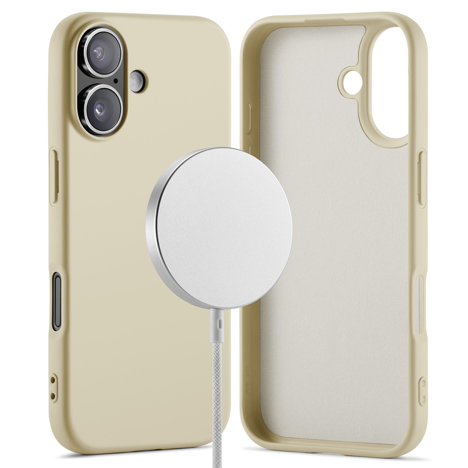TPU Cover MagSafe iPhone 17 Beige
