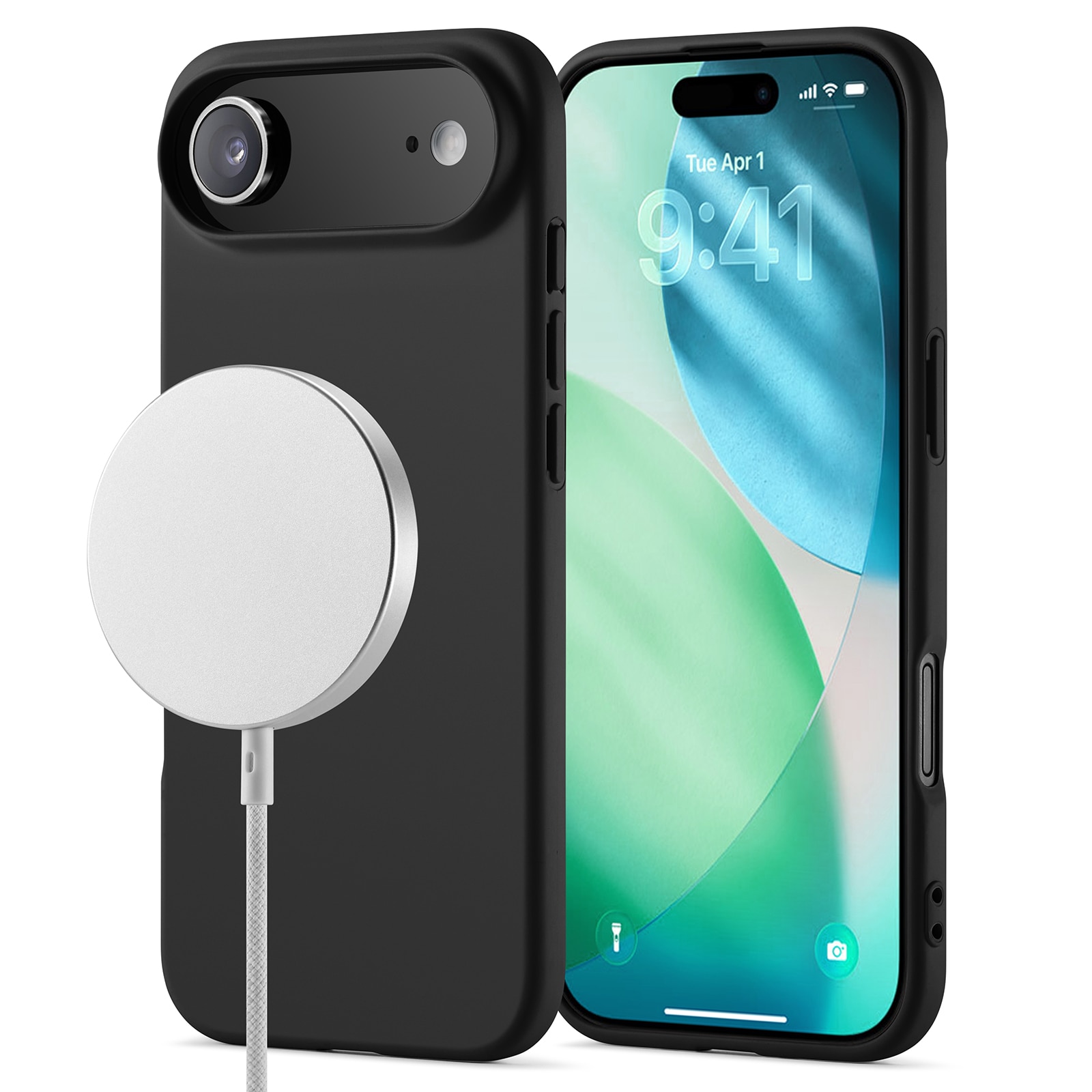 TPU Cover MagSafe iPhone 17 Air Sort