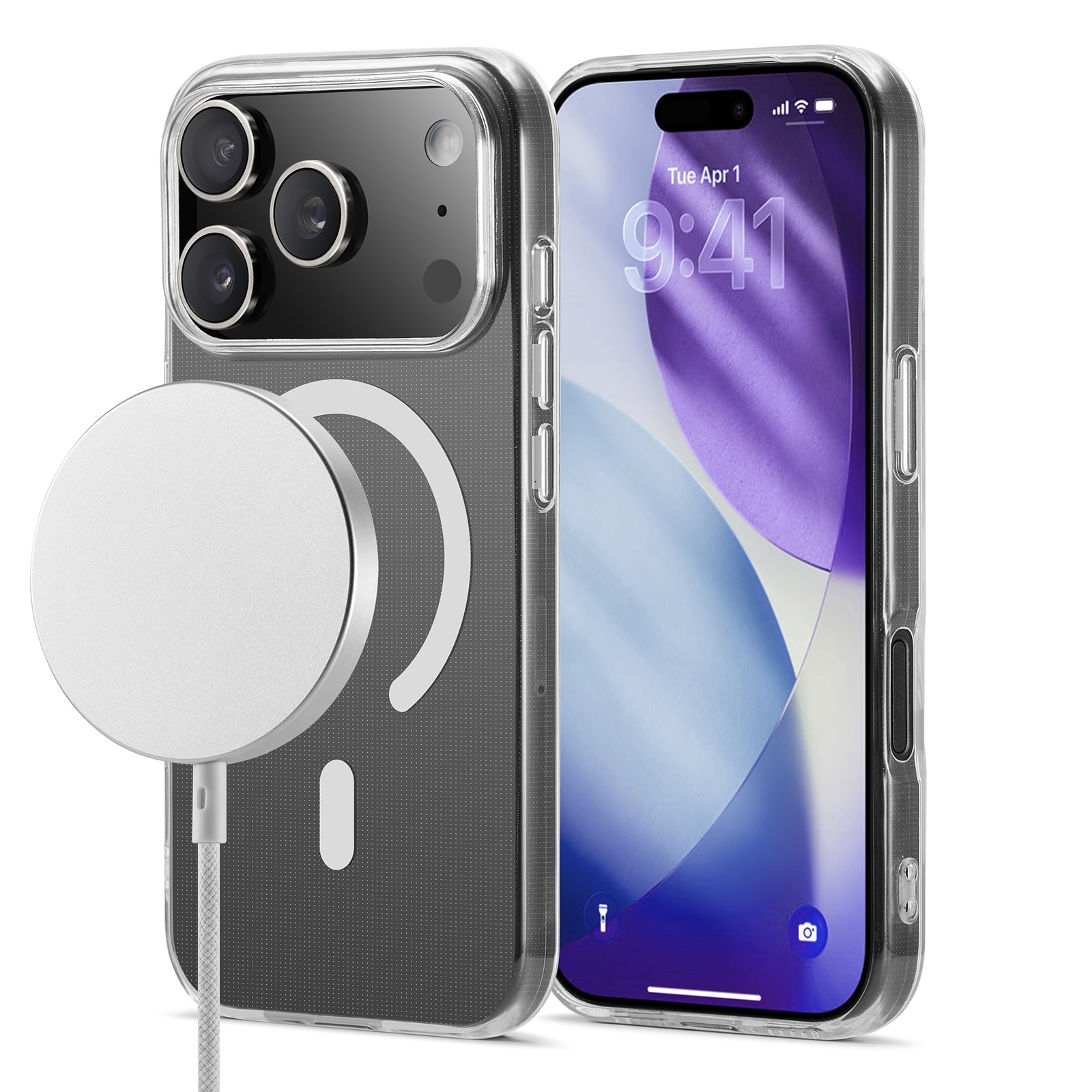 TPU Case MagSafe iPhone 17 Pro Gennemsigtig