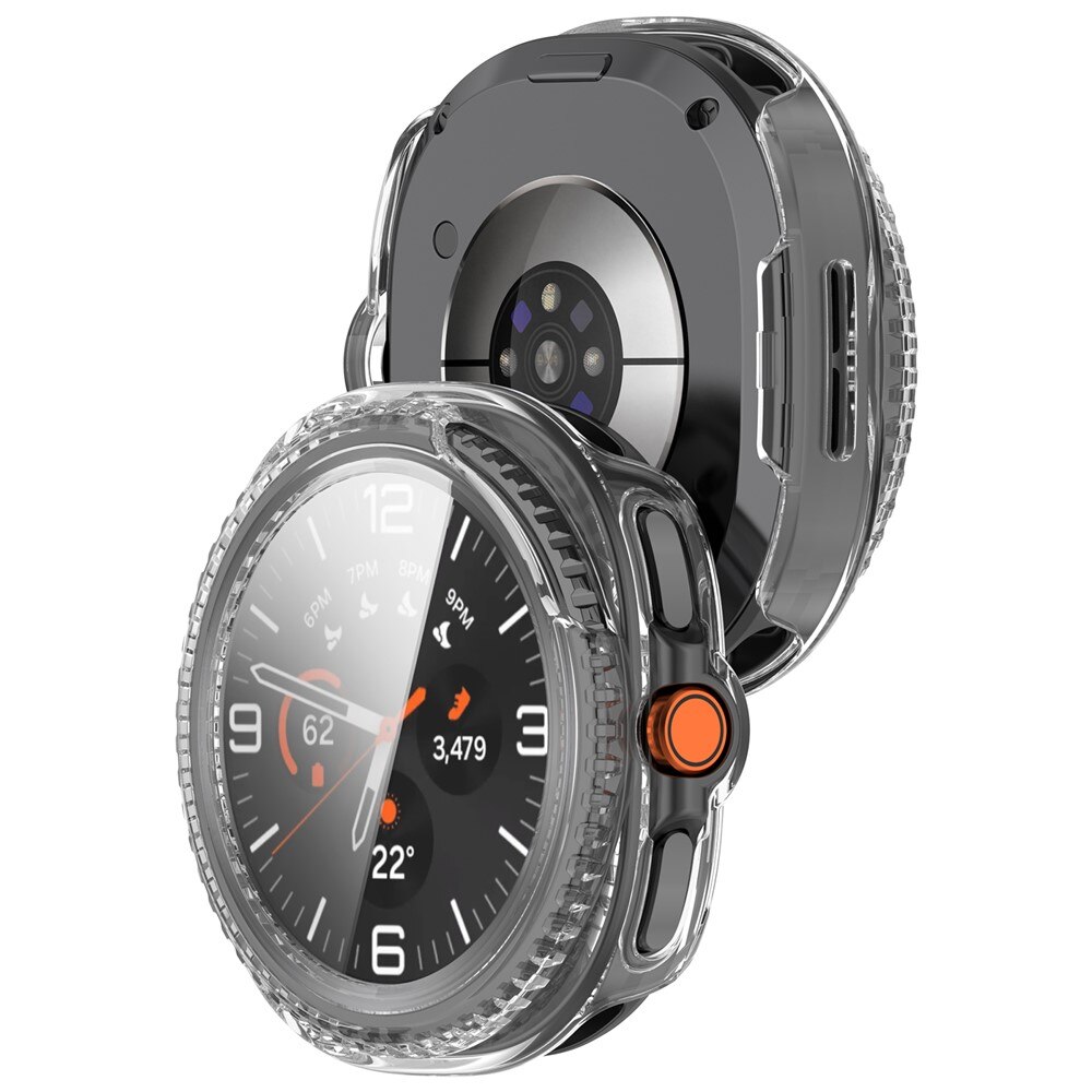 Full Cover Case Samsung Galaxy Watch 8 Classic Gennemsigtig