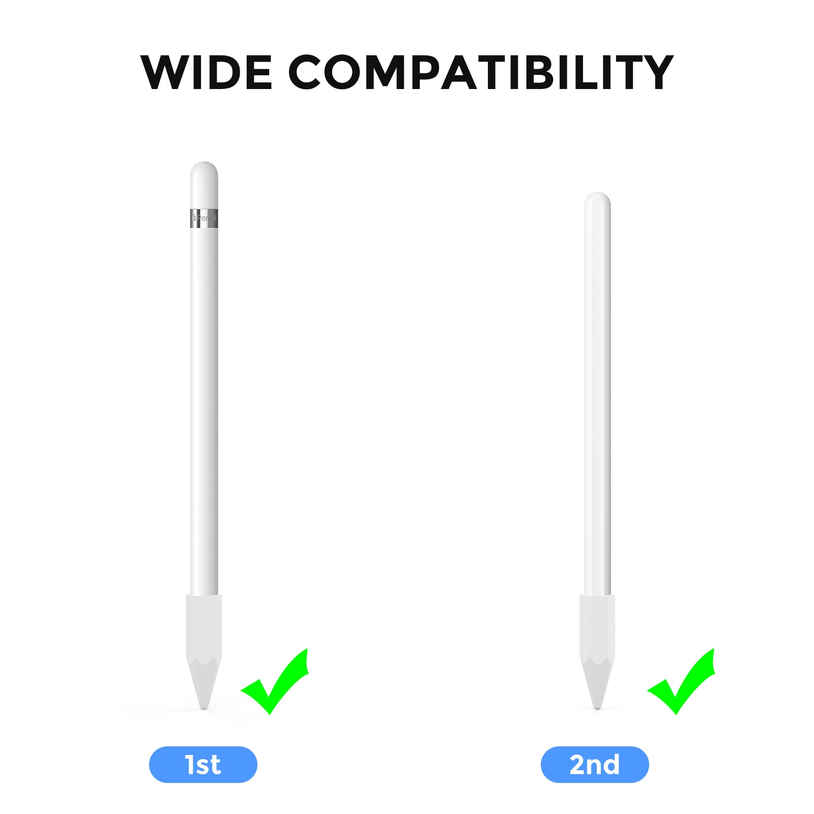Spidsbeskyttelse Apple Pencil Hvid