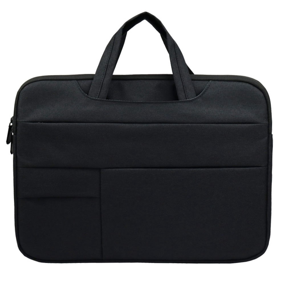 Laptoptaske med lommer 13,3" sort