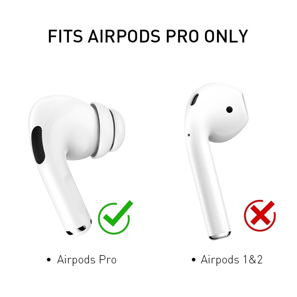 Soft Ear Tips (2-pack) AirPods Pro hvid (Large)