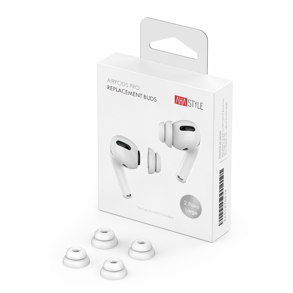 Soft Ear Tips (2-pack) AirPods Pro hvid (Large)