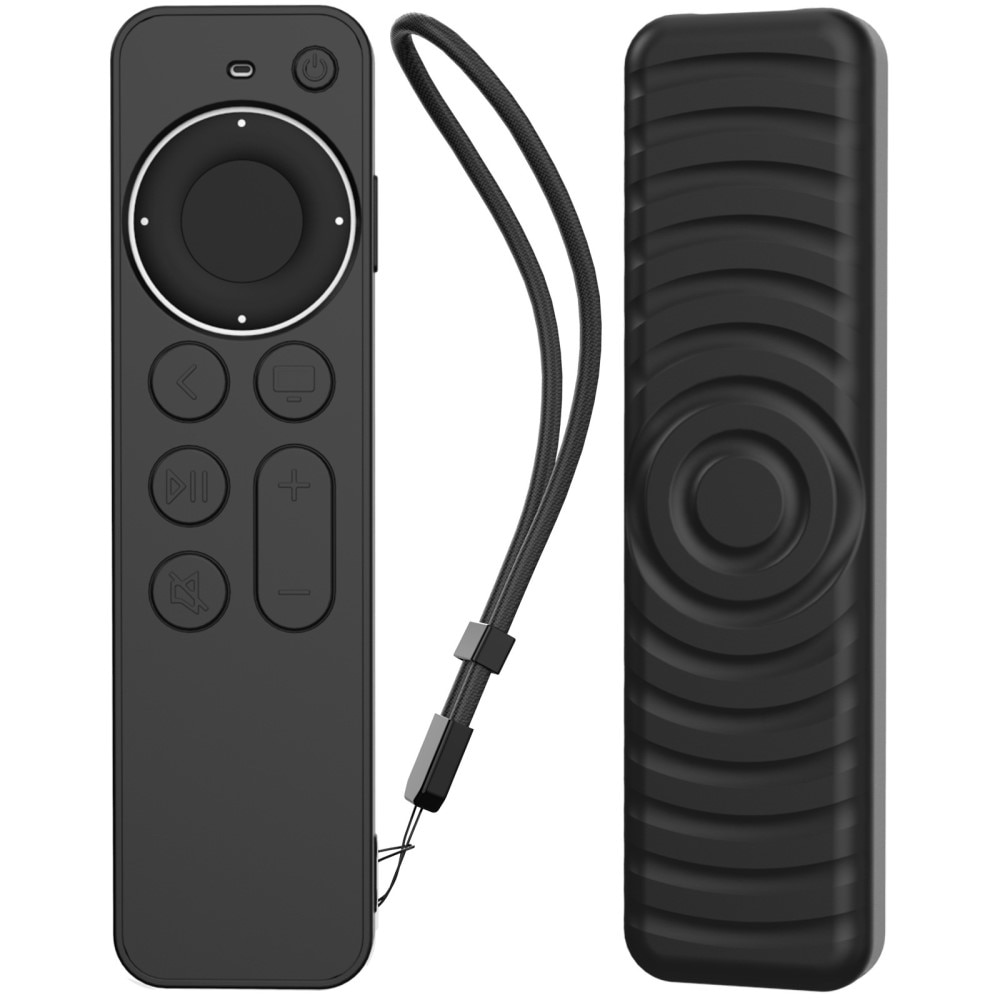 Silikonecover Apple TV Siri Remote 2nd Gen sort