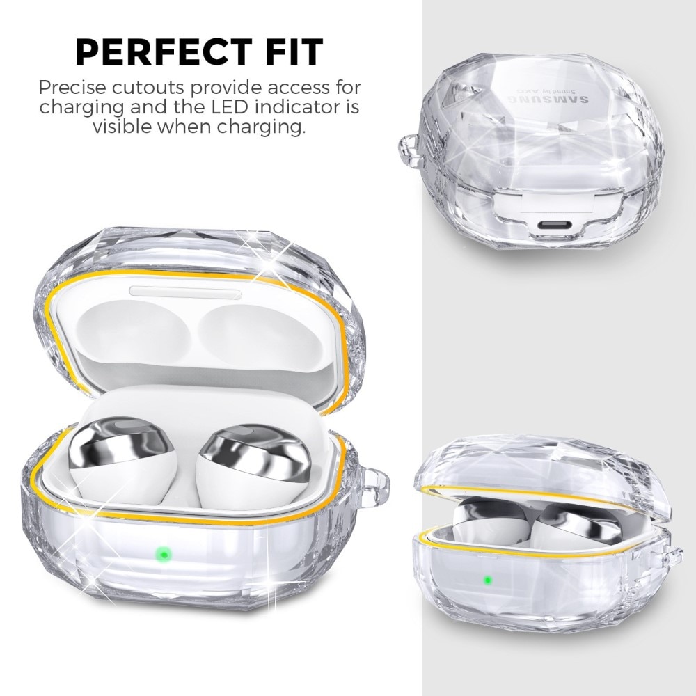 Diamond Case Samsung Galaxy Buds 2/2 Pro/Live/Pro gennemsigtig