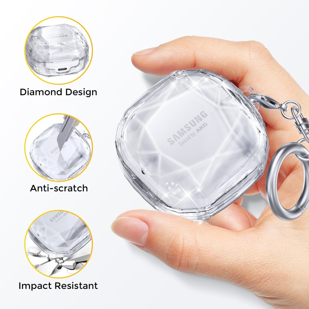Diamond Case Samsung Galaxy Buds FE gennemsigtig