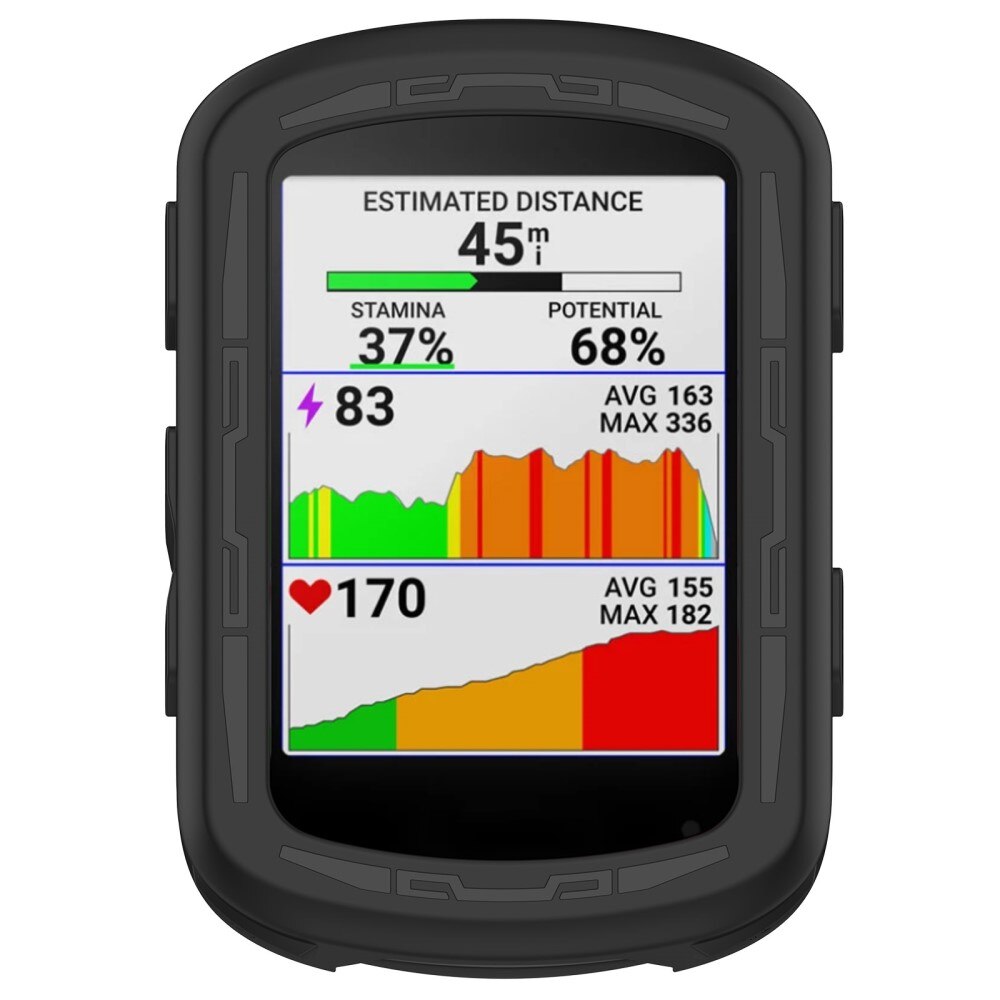 Silikonecover Garmin Edge 840 /540 sort