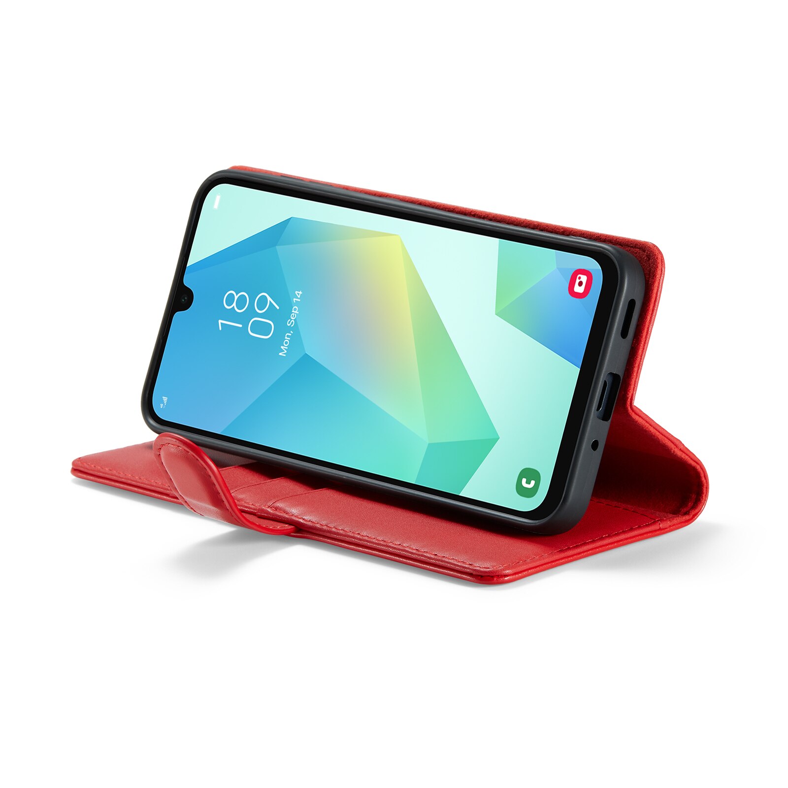 Ægte Læderetui Samsung Galaxy A16 Rød