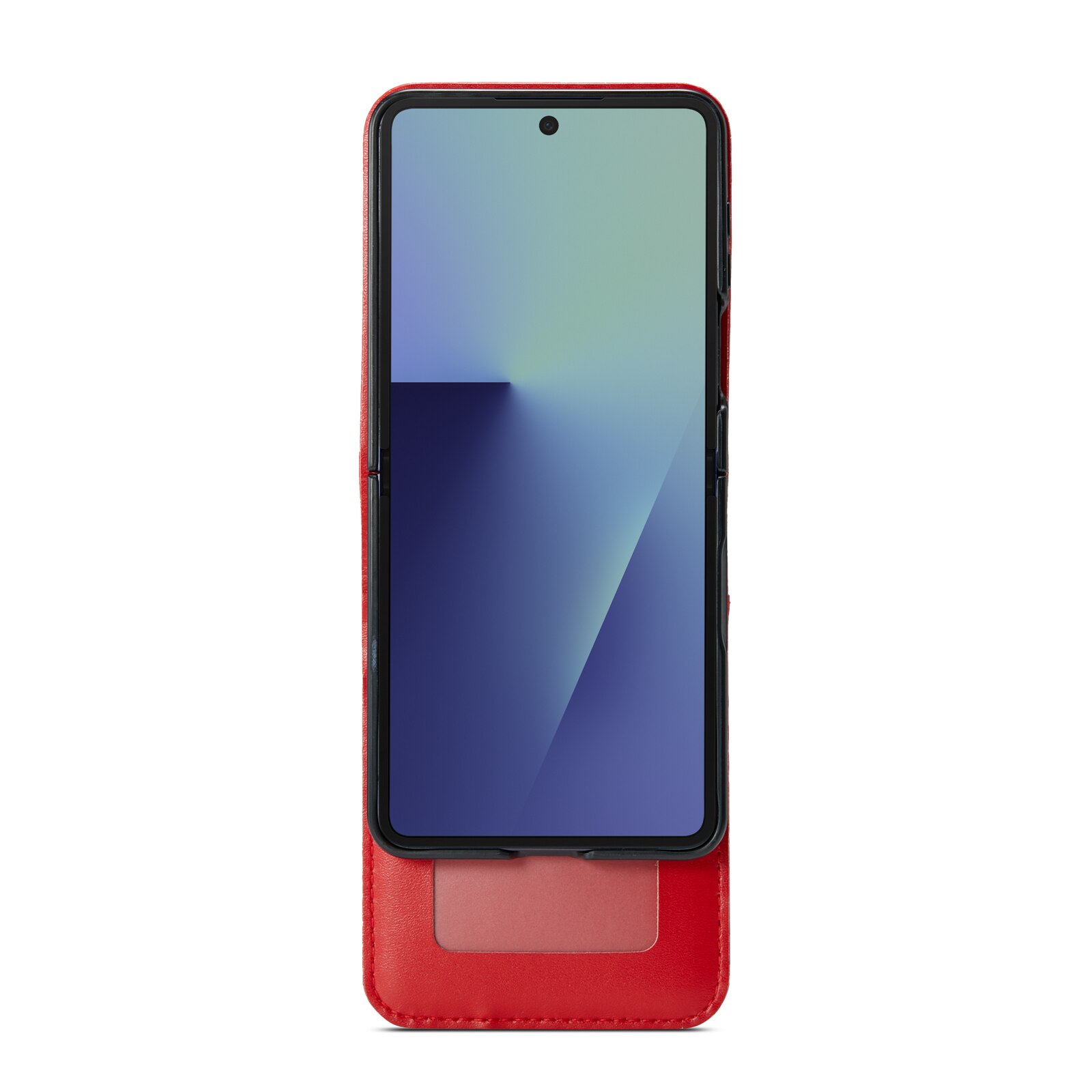 Ægte Læderetui Samsung Galaxy Z Flip 7 Rød